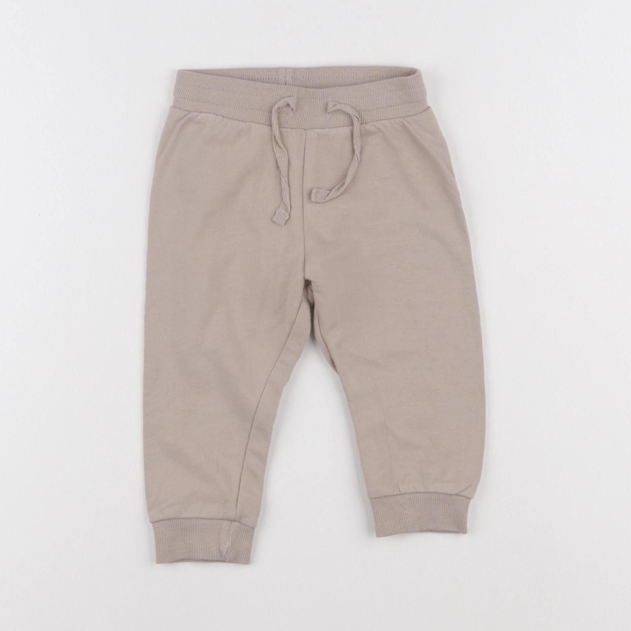 H&M - jogging beige - 6/9 mois