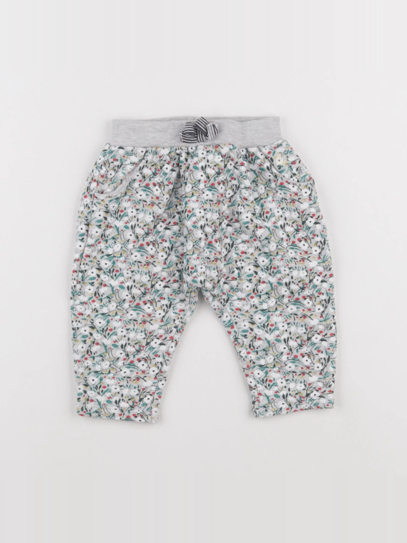 Petit Bateau - jogging gris - 6 mois