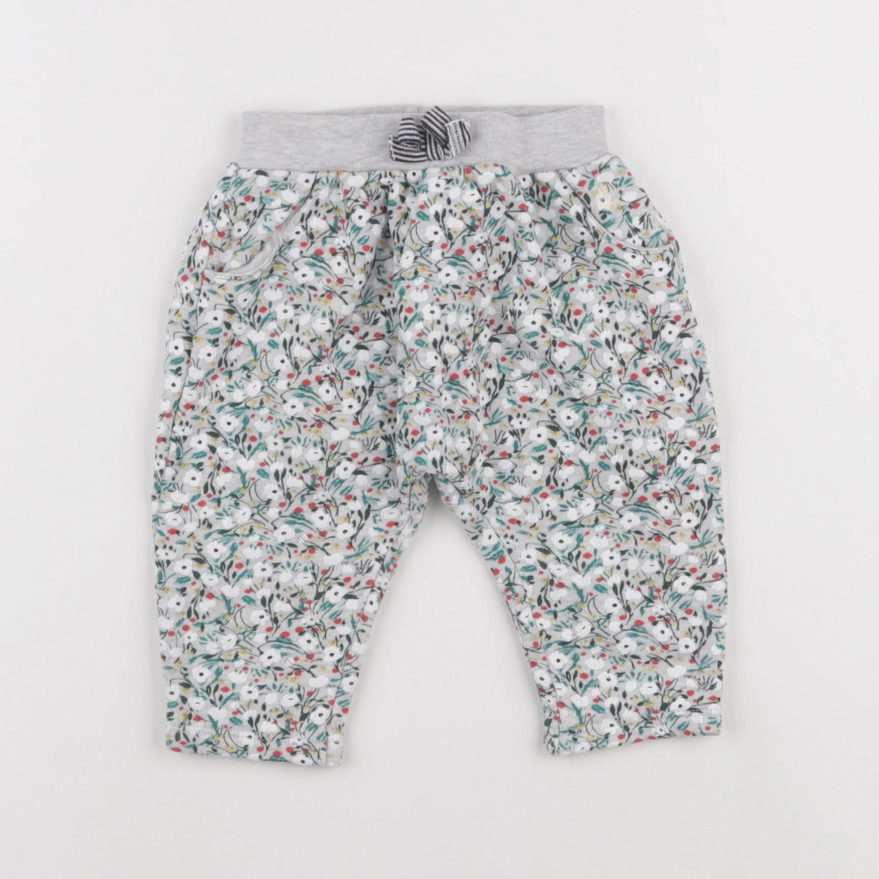 Petit Bateau - jogging gris - 6 mois