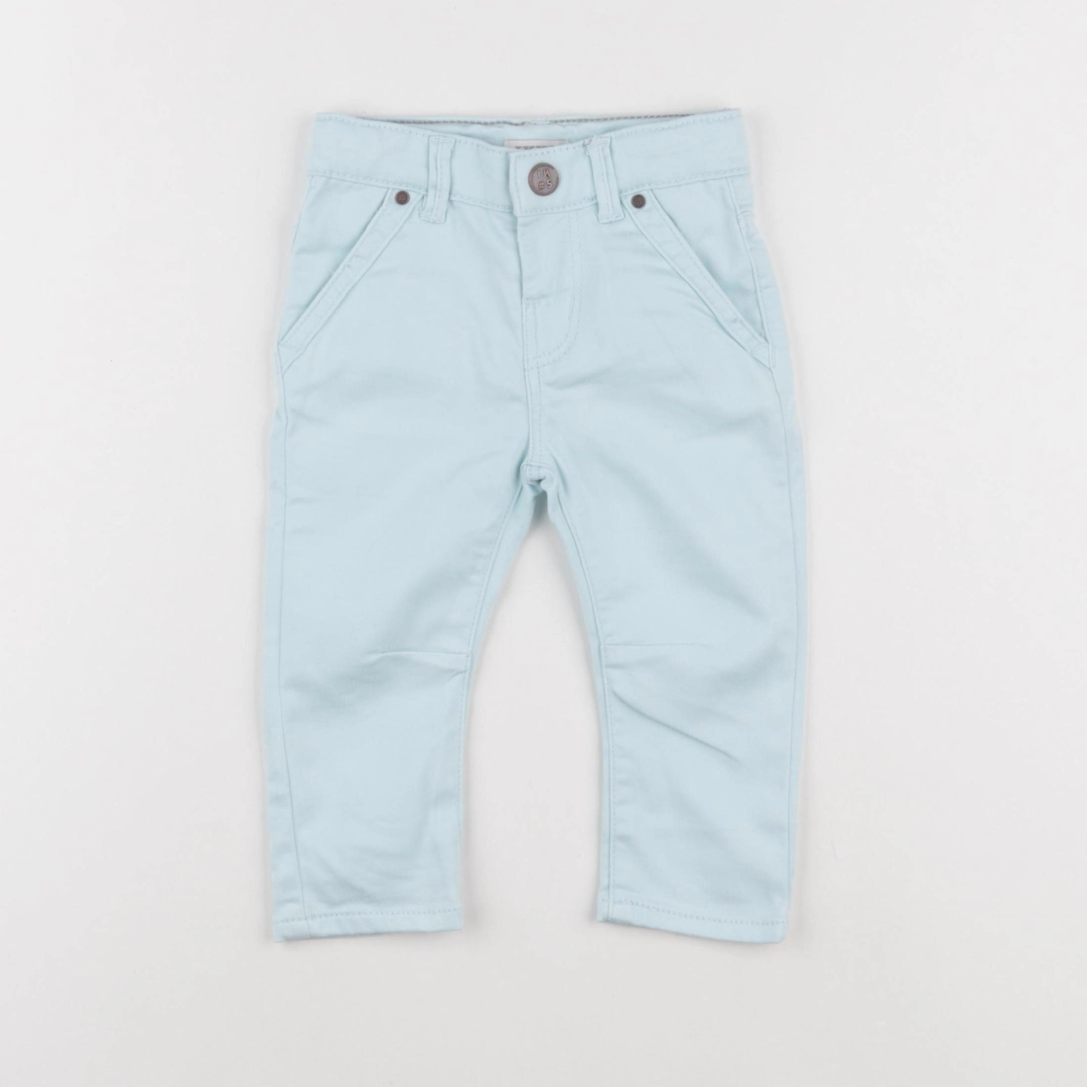 IKKS - pantalon bleu - 12 mois