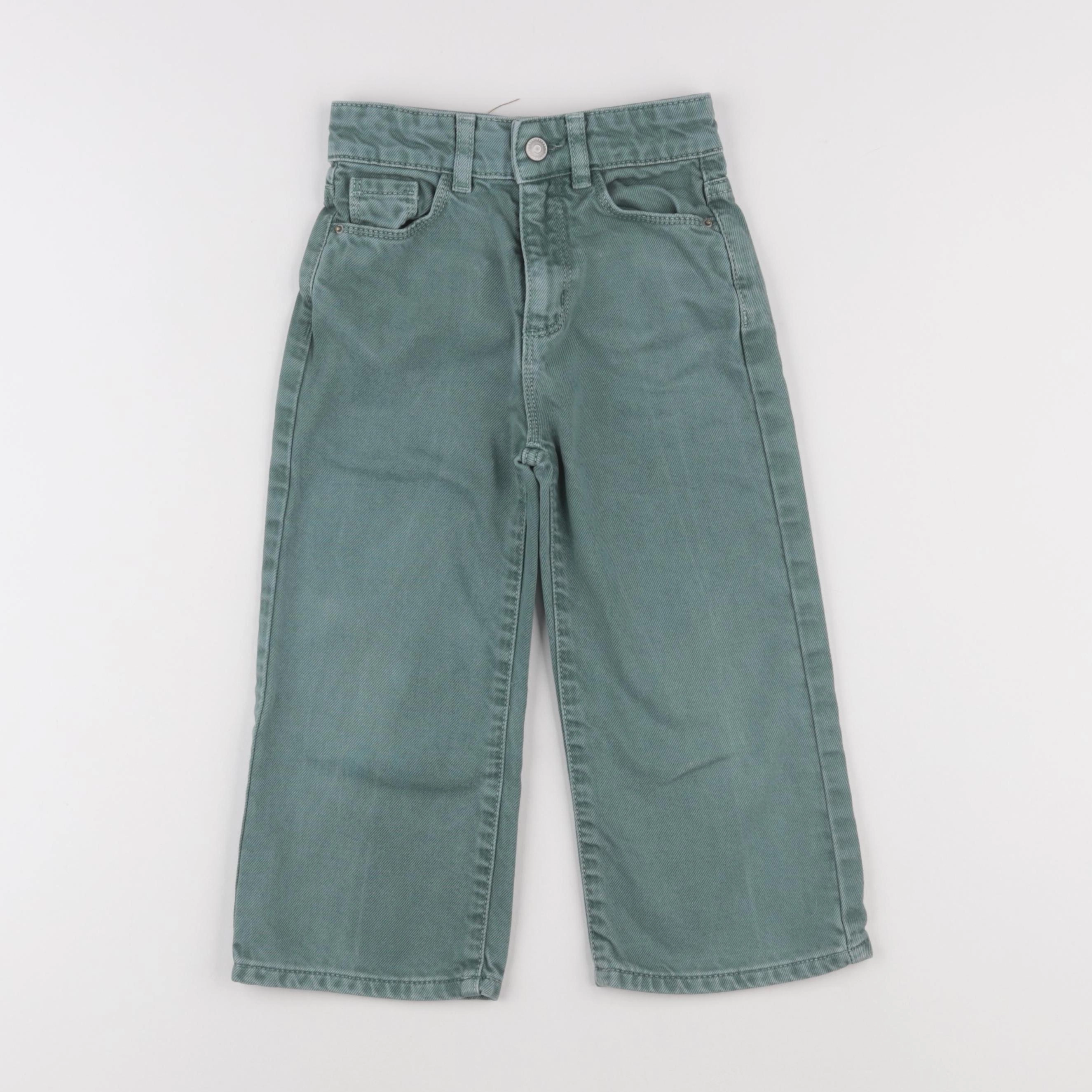 Vertbaudet - jean vert - 4 ans