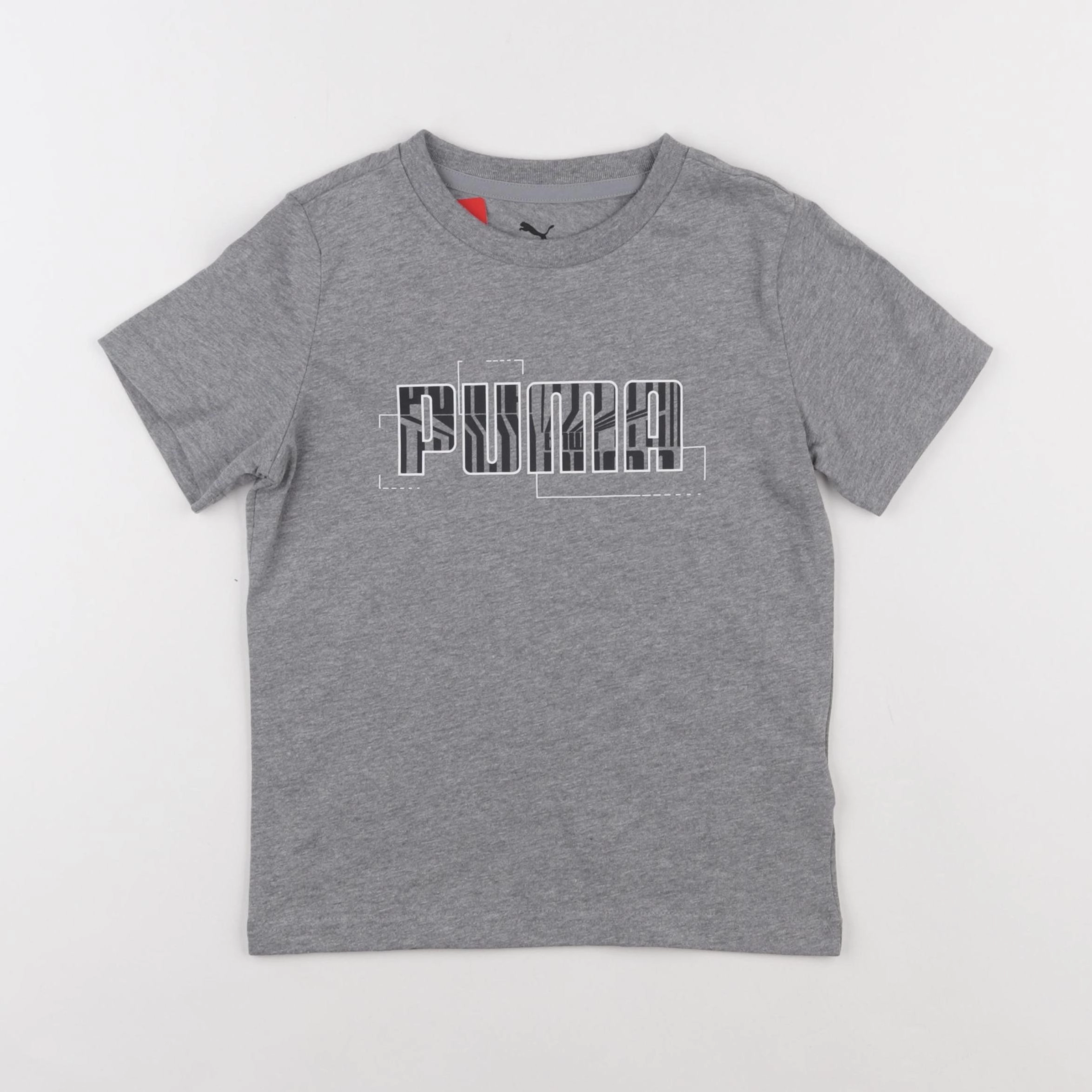 Puma - tee-shirt gris - 5/6 ans