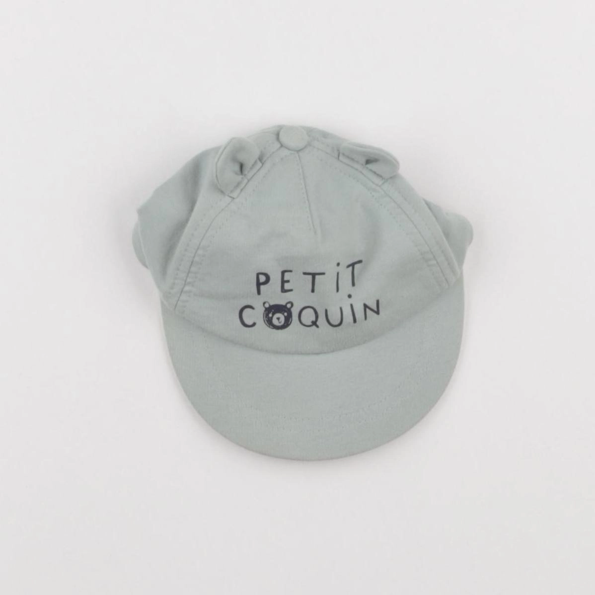Vertbaudet - casquette vert - 3 mois