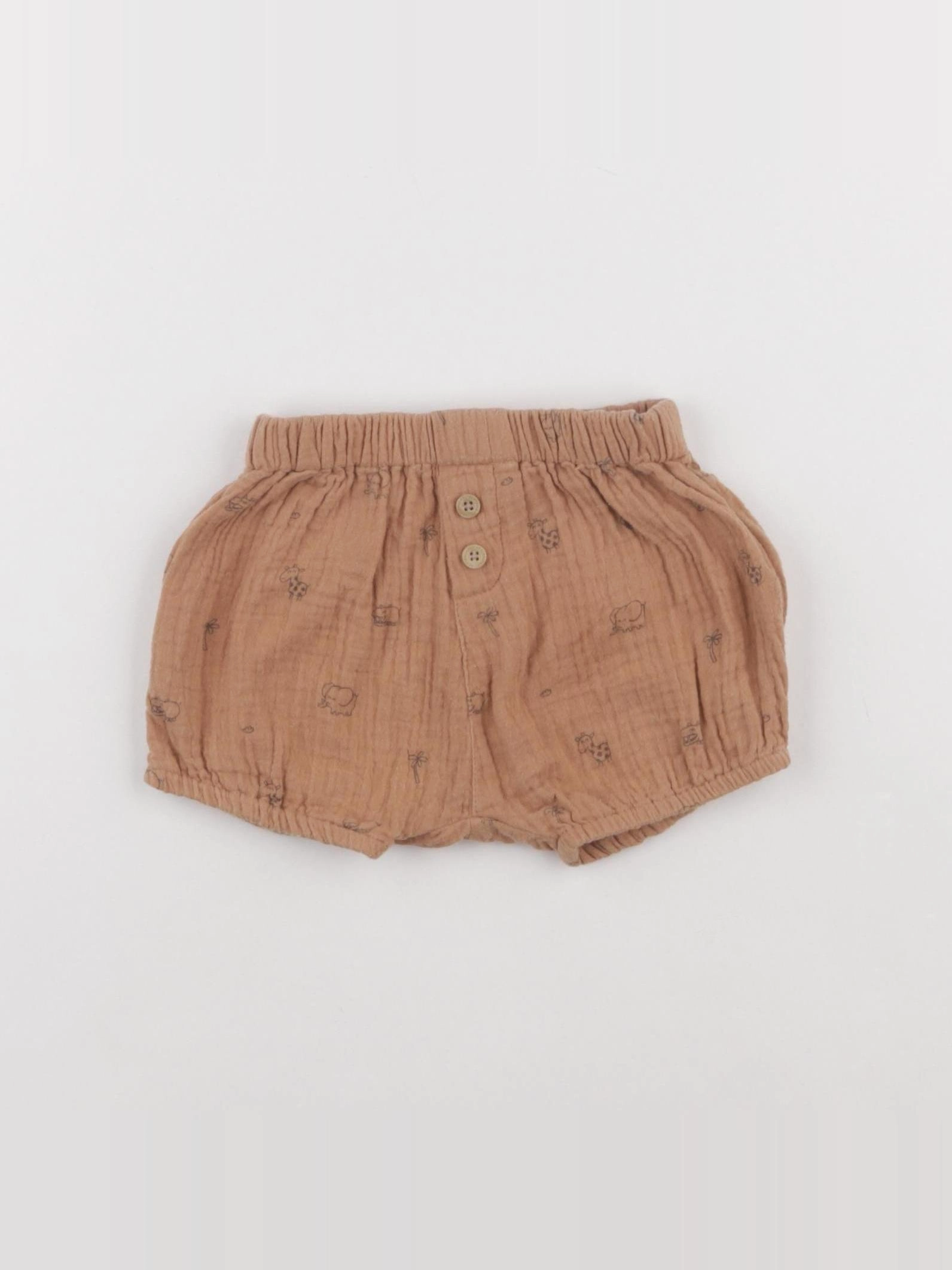 Vertbaudet - bloomer marron - 3 mois