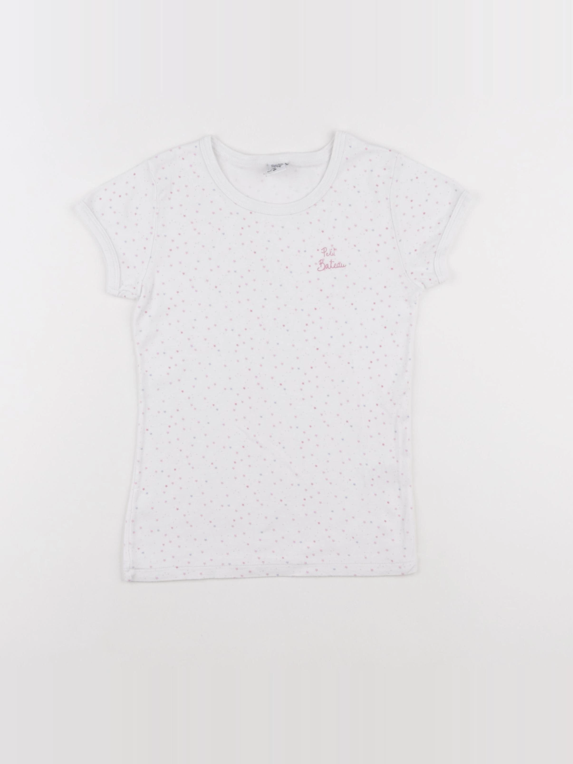 Petit Bateau - maillot de corps blanc - 10 ans