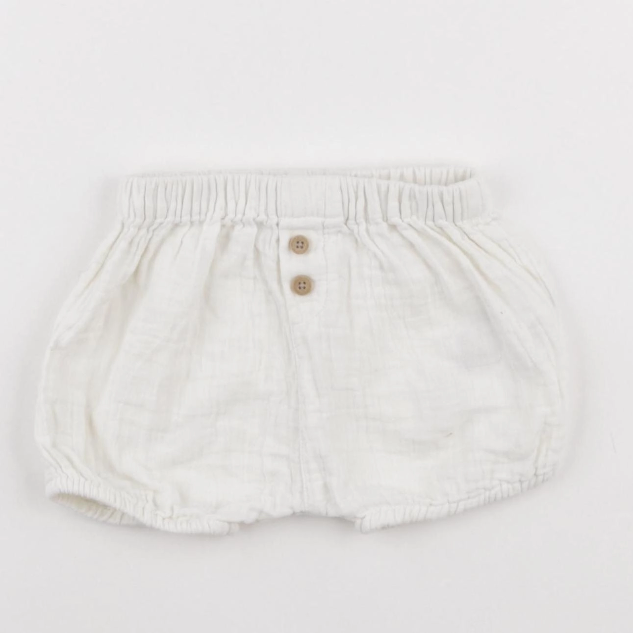 Vertbaudet - short blanc - 3 mois