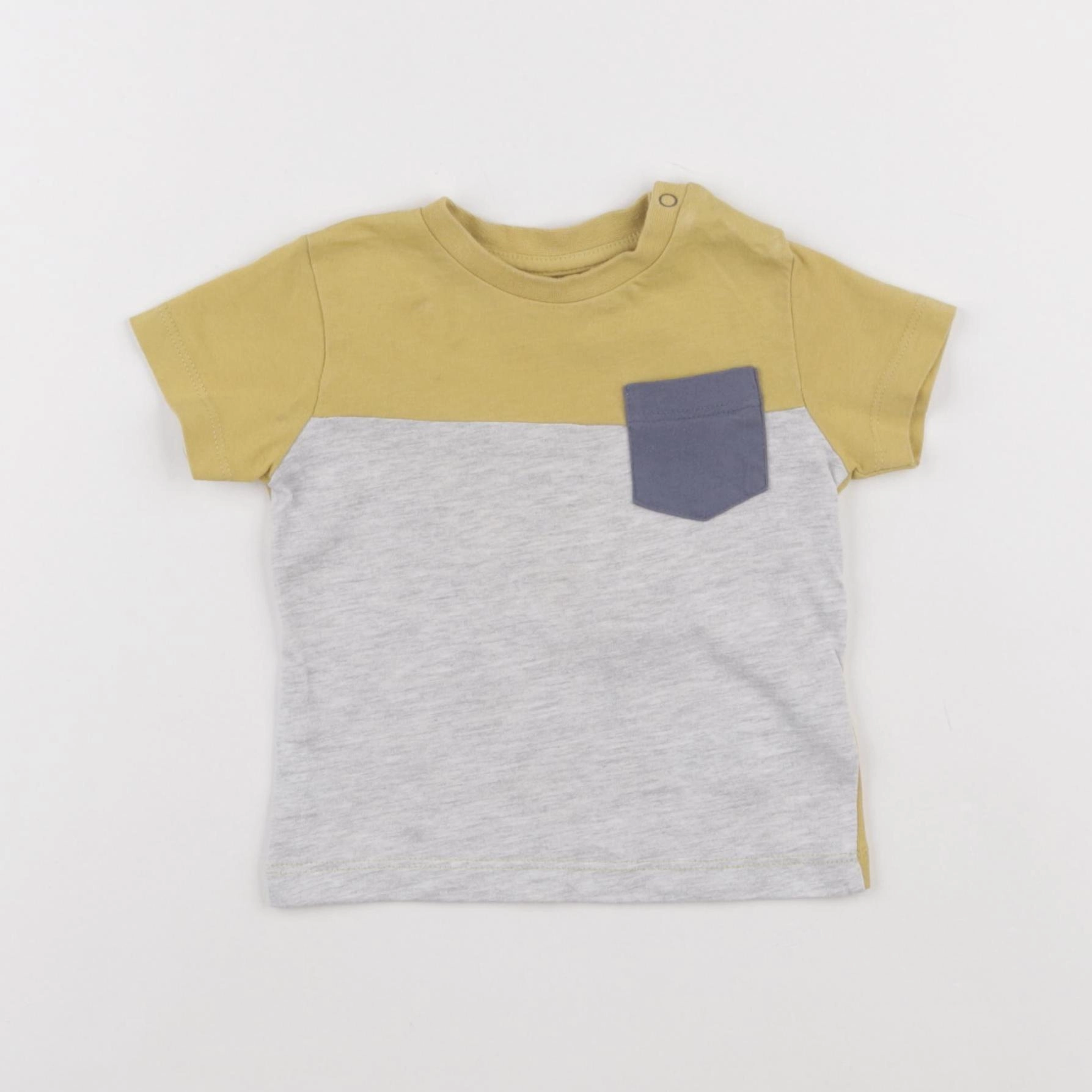 Vertbaudet - tee-shirt gris - 6 mois
