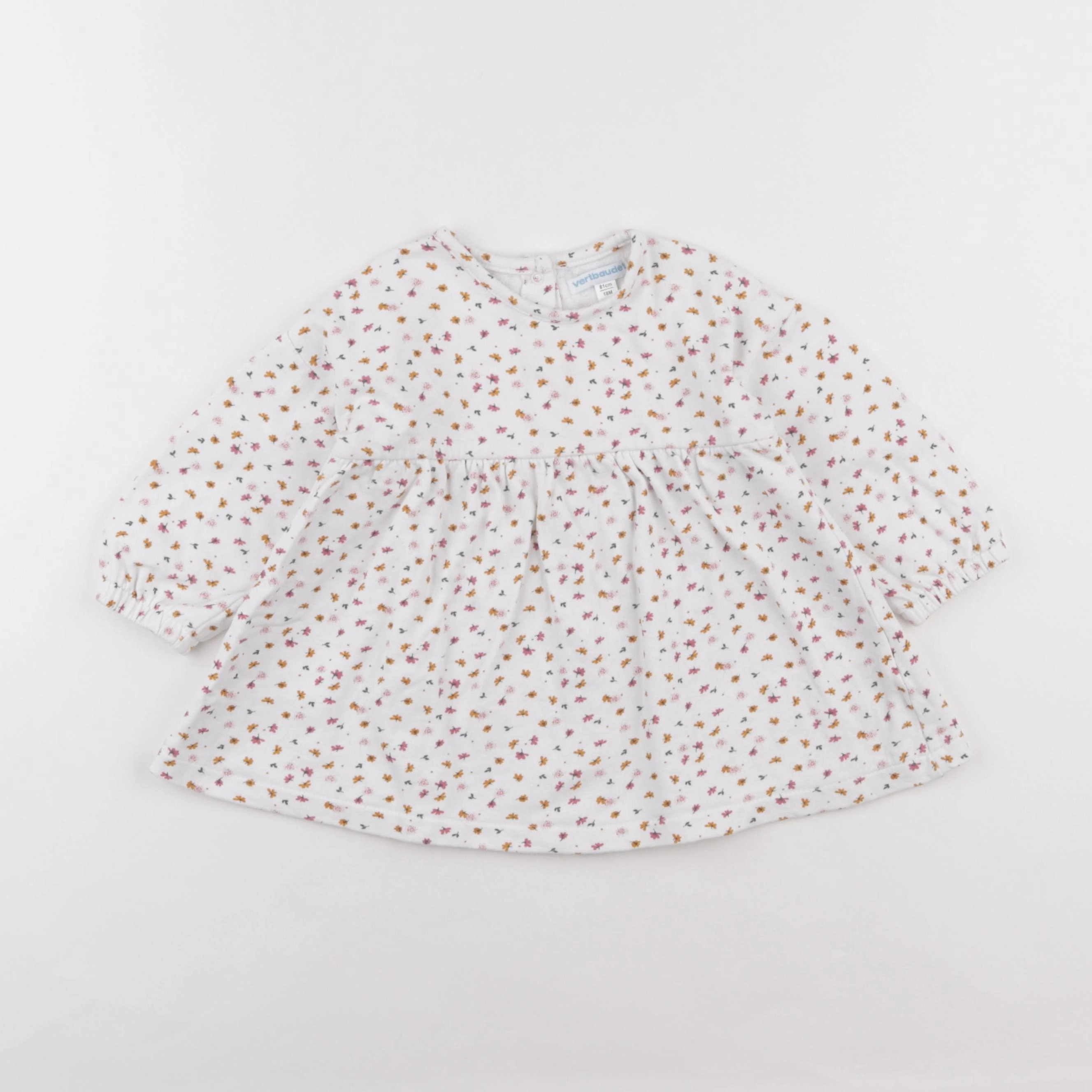 Vertbaudet - robe blanc - 18 mois