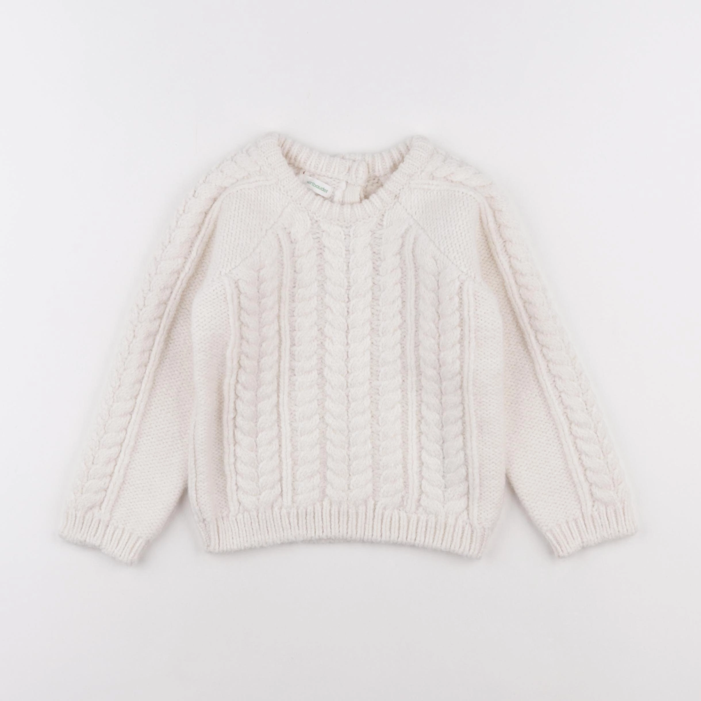 Vertbaudet - pull blanc - 36 mois