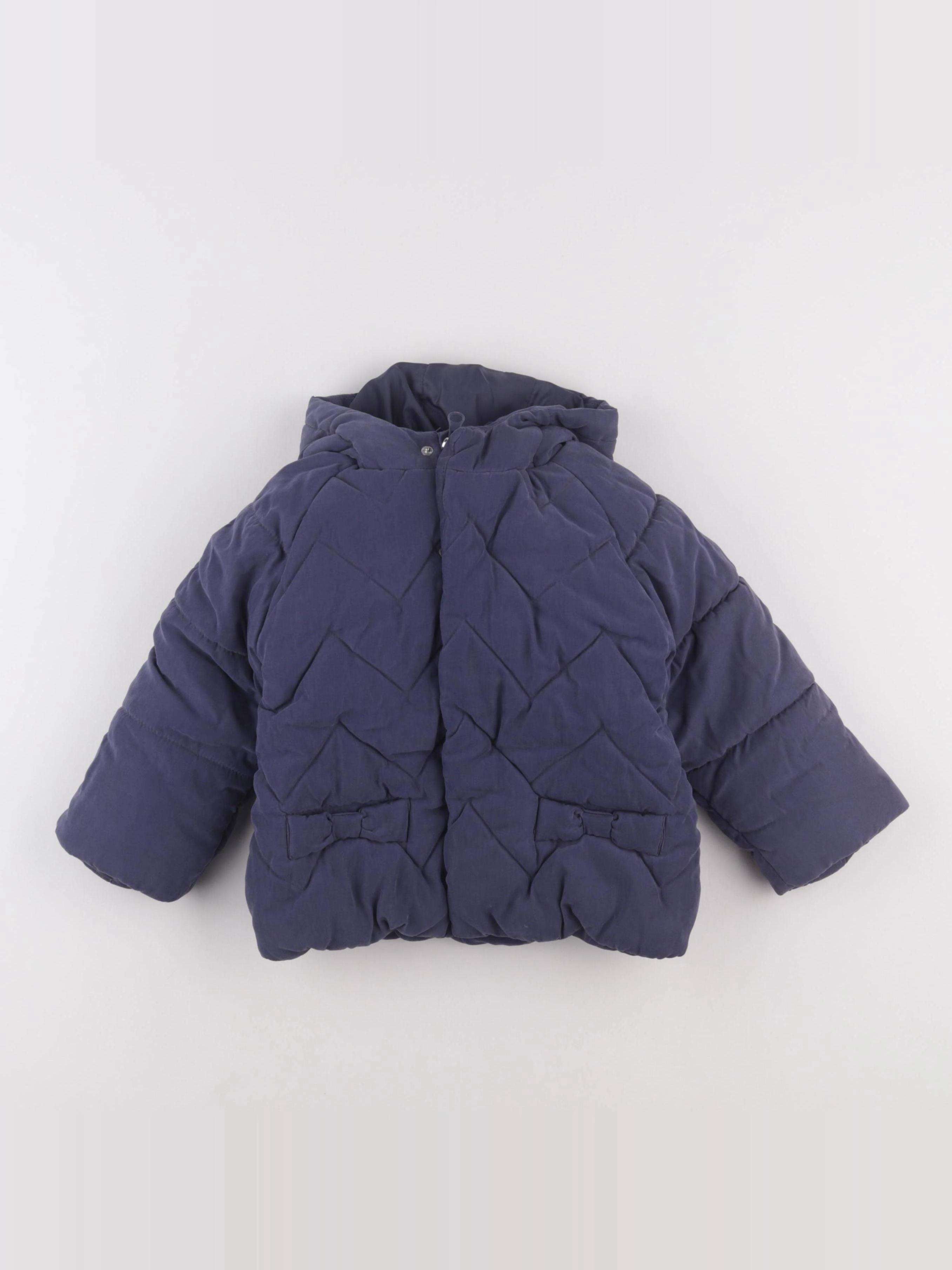 Vertbaudet - doudoune bleu - 36 mois