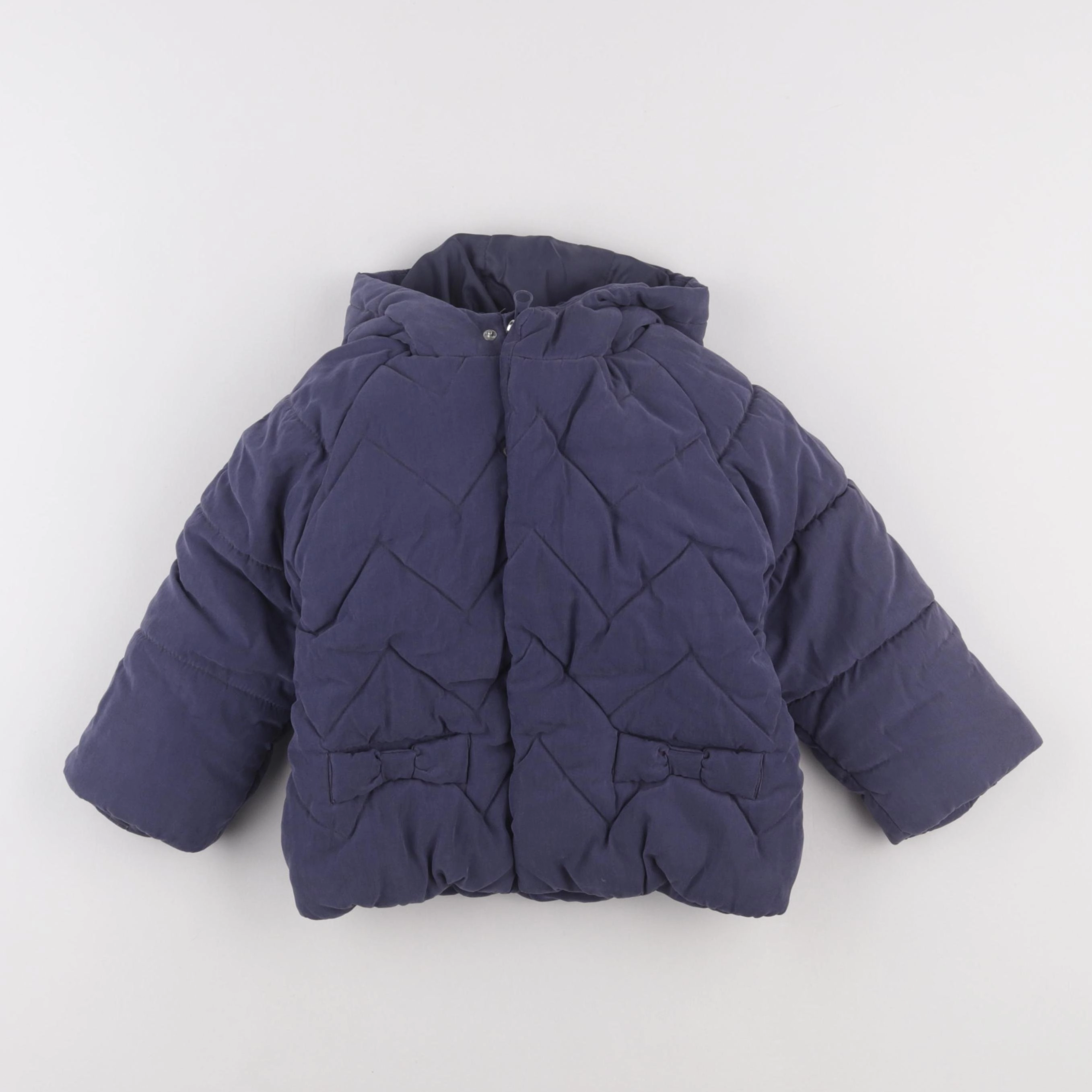 Vertbaudet - doudoune bleu - 36 mois