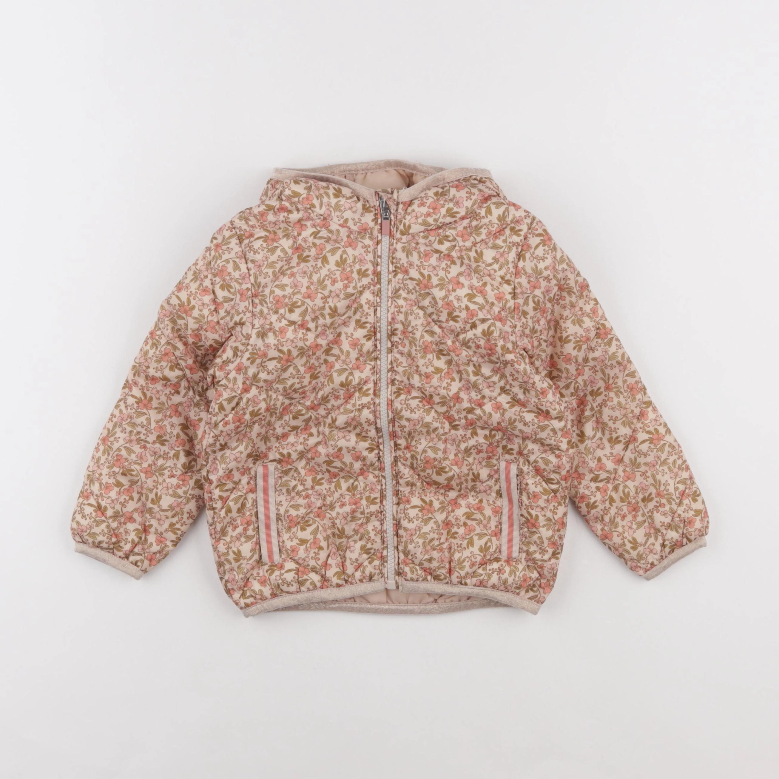 Vertbaudet - doudoune rose - 3 ans
