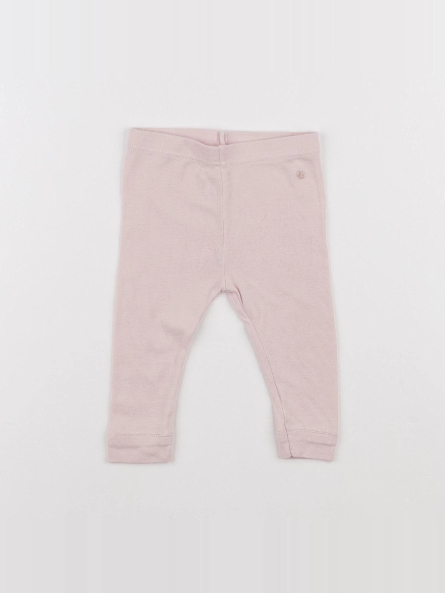 Petit Bateau - legging rose - 6 mois