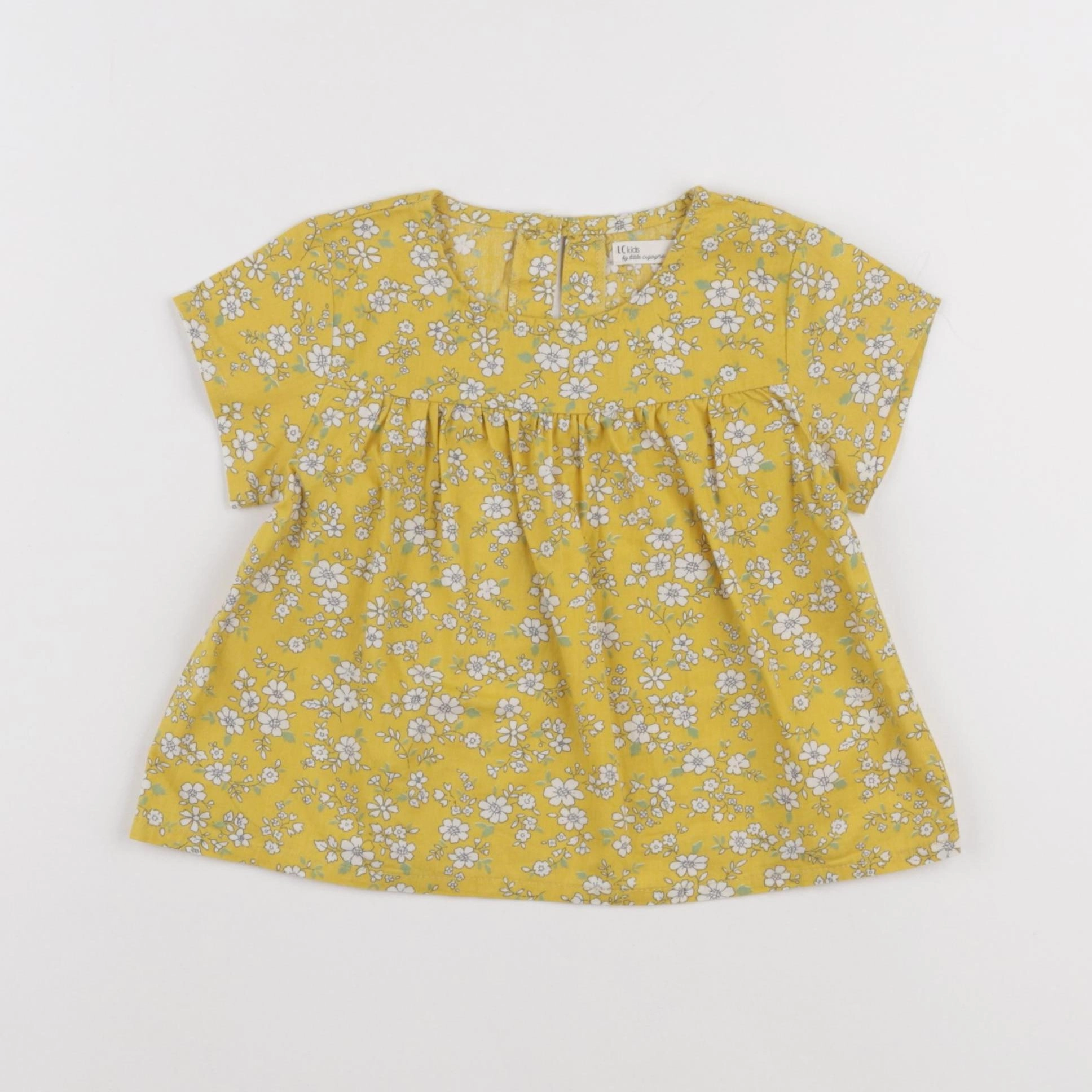 Little Cigogne - blouse jaune - 18 mois