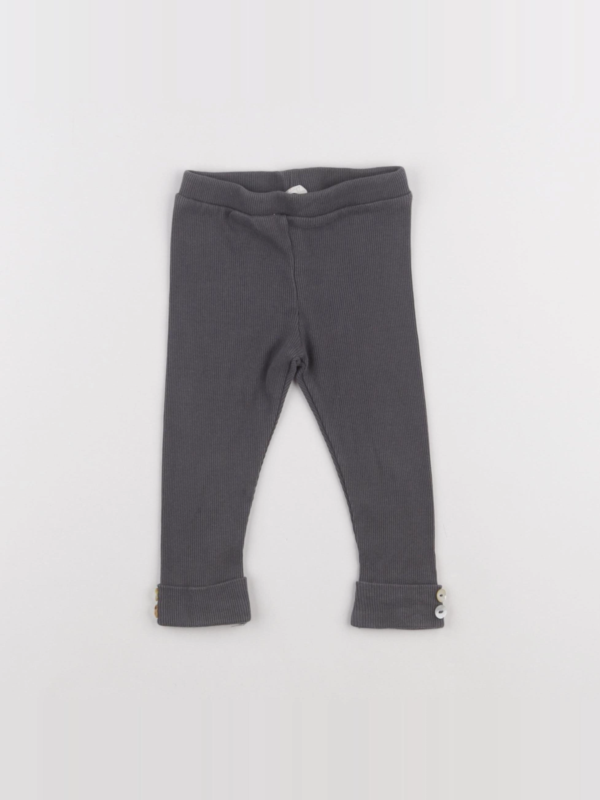 Little Cigogne - legging gris - 18 mois
