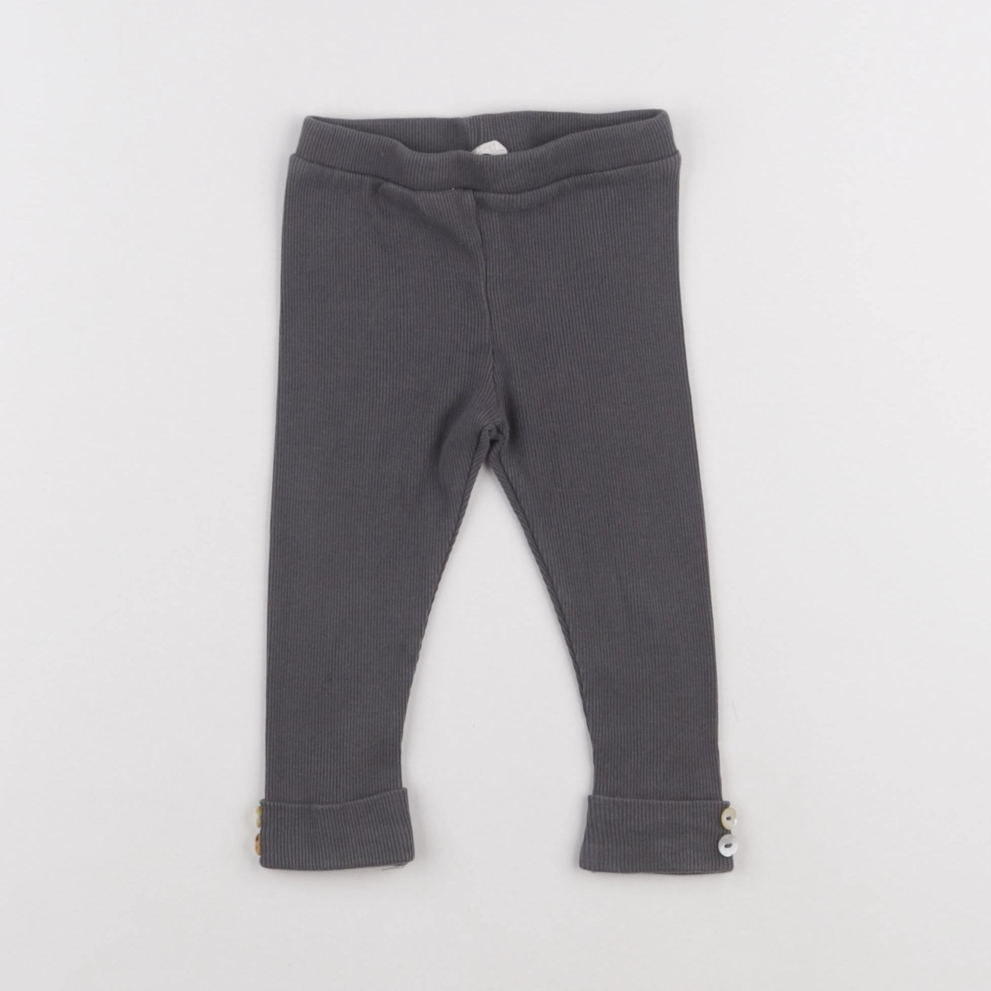 Little Cigogne - legging gris - 18 mois