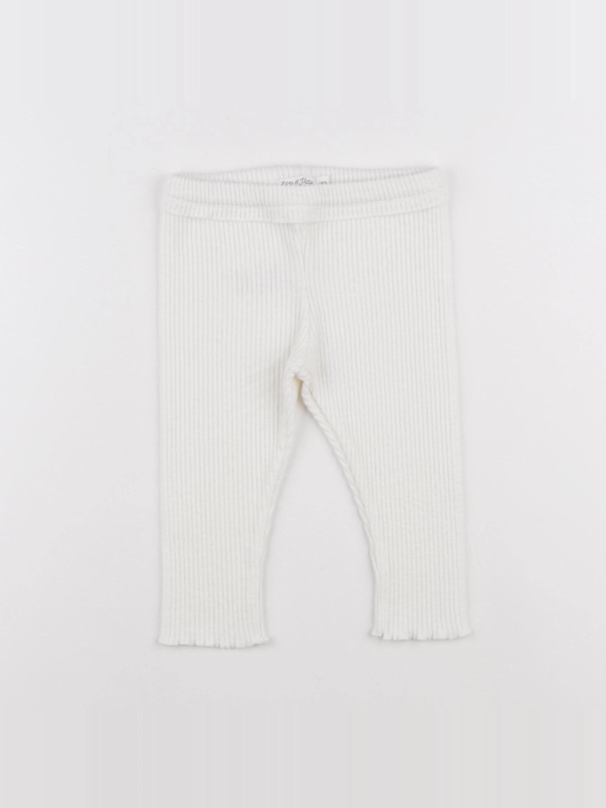 Eden & Victor - legging blanc - 18 mois