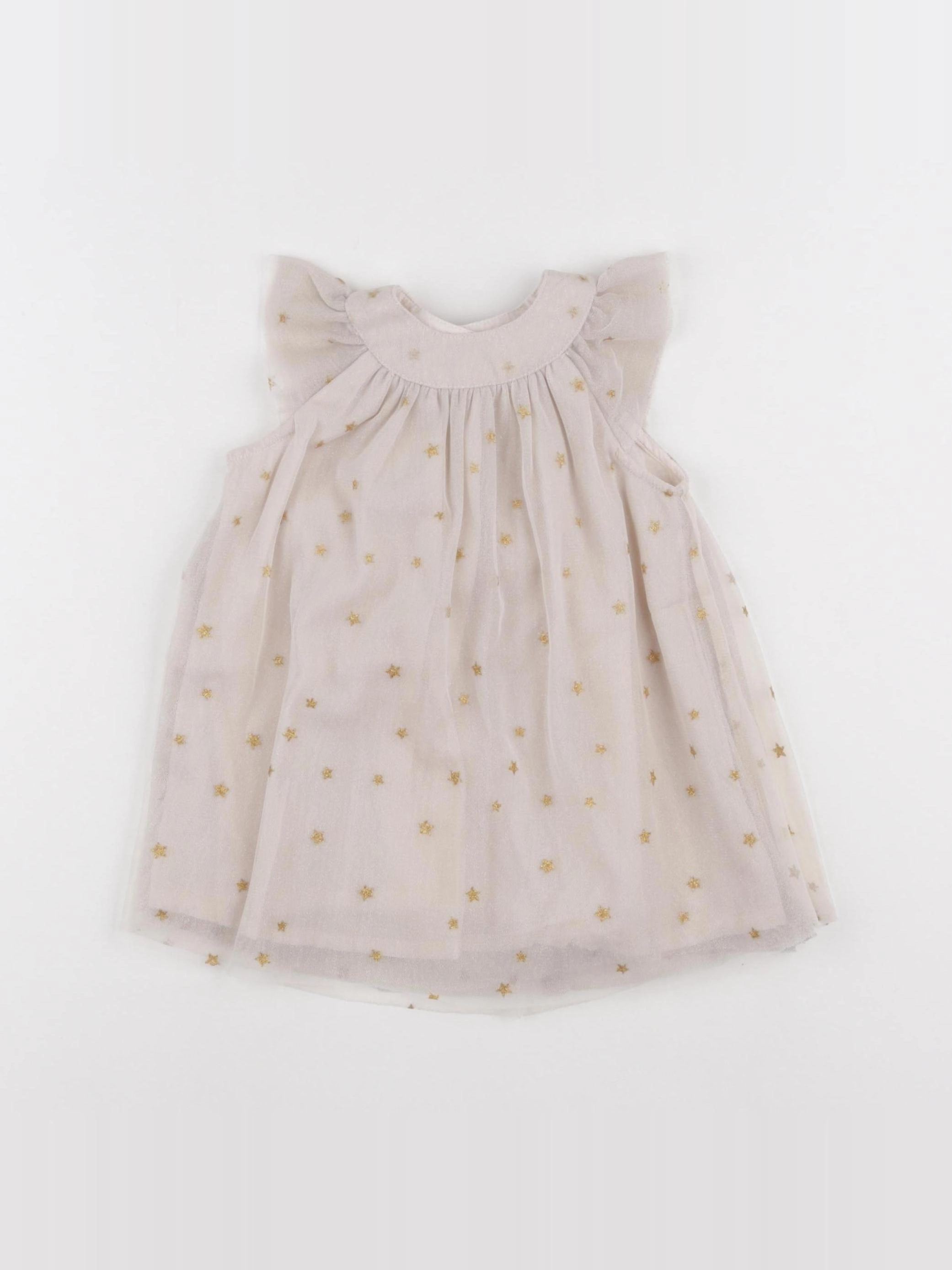 Boutchou - robe rose, or - 6 mois