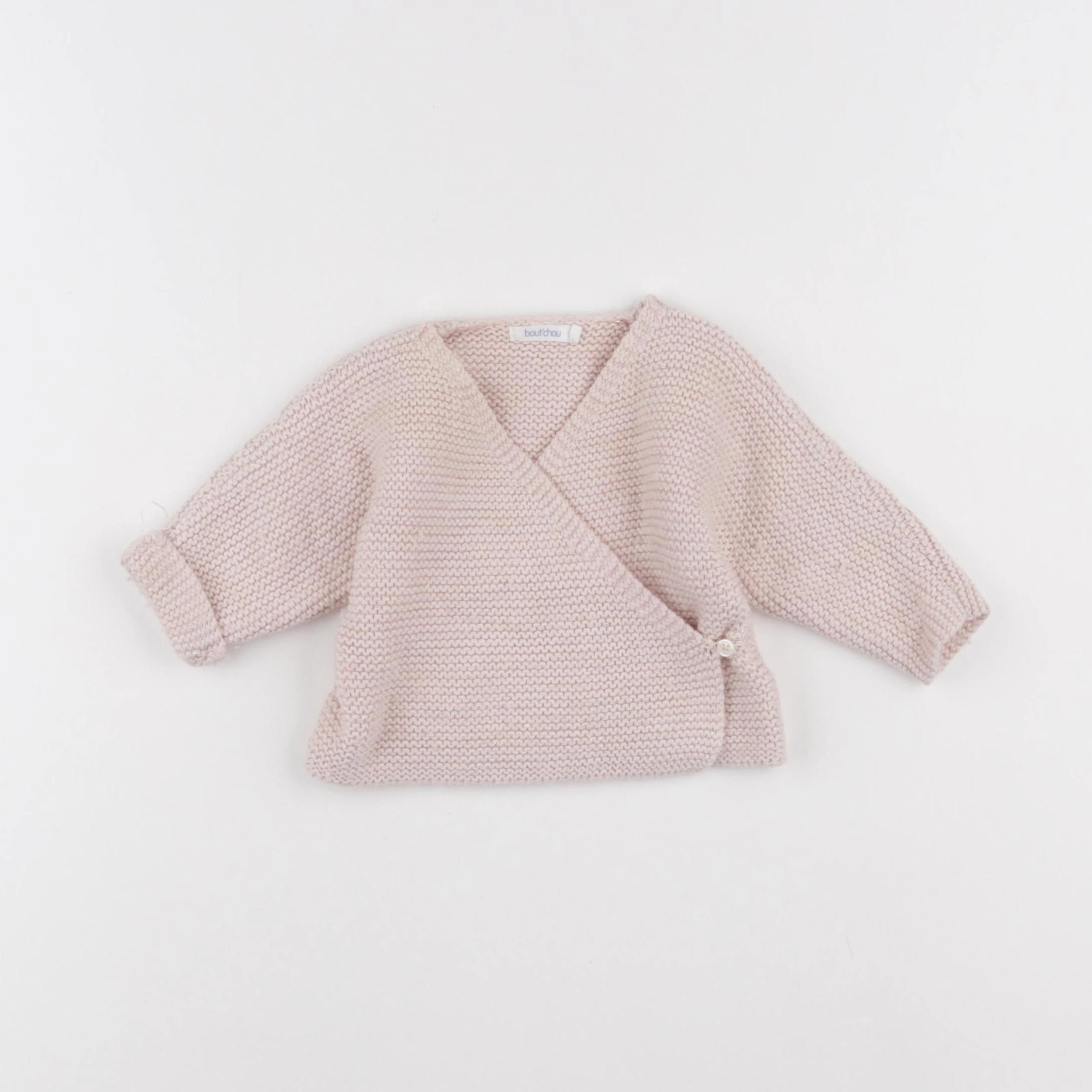 Boutchou - gilet rose, or - 3 mois