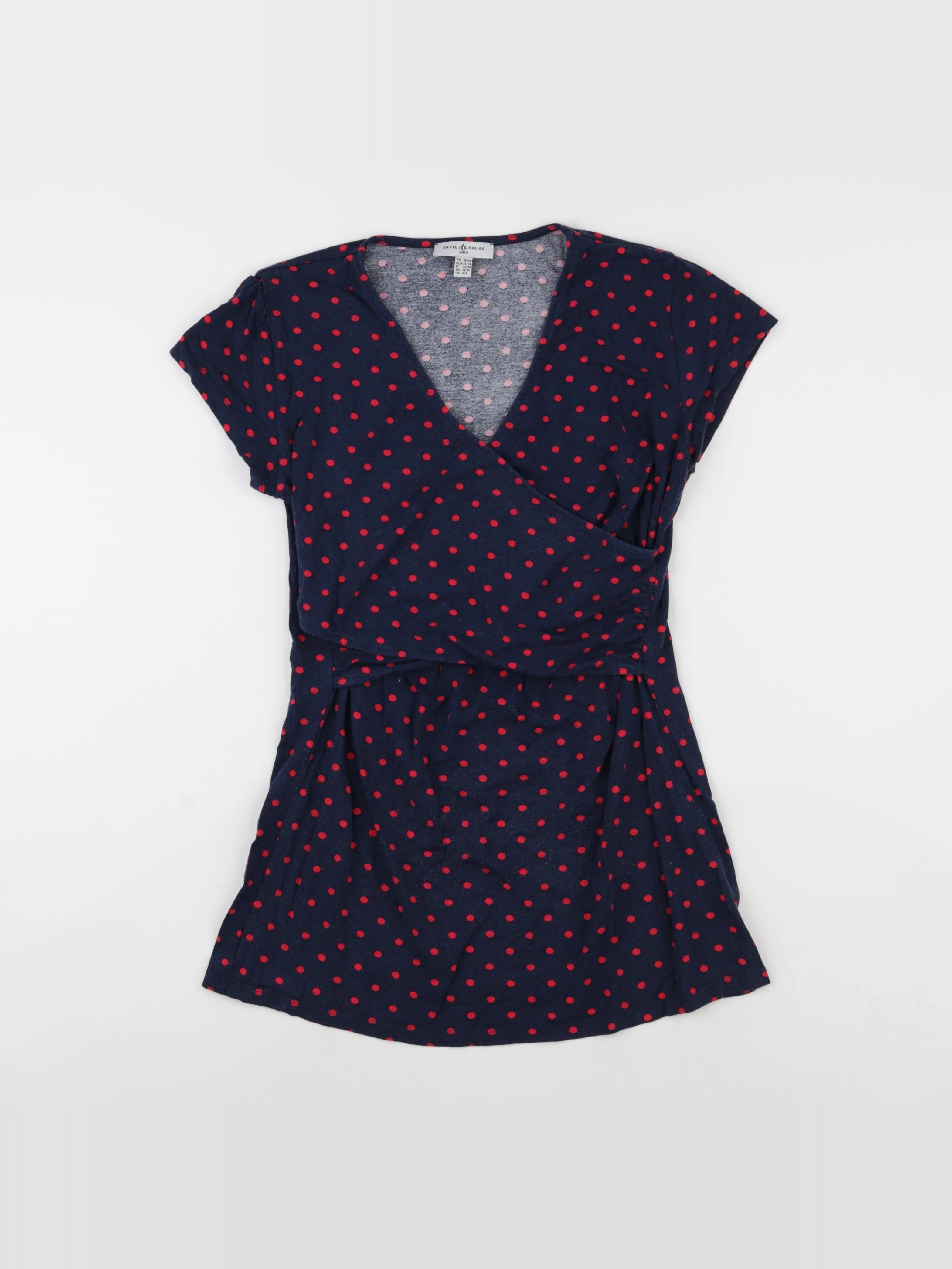 Envie de fraise - robe allaitement bleu, rouge - 38 à 40