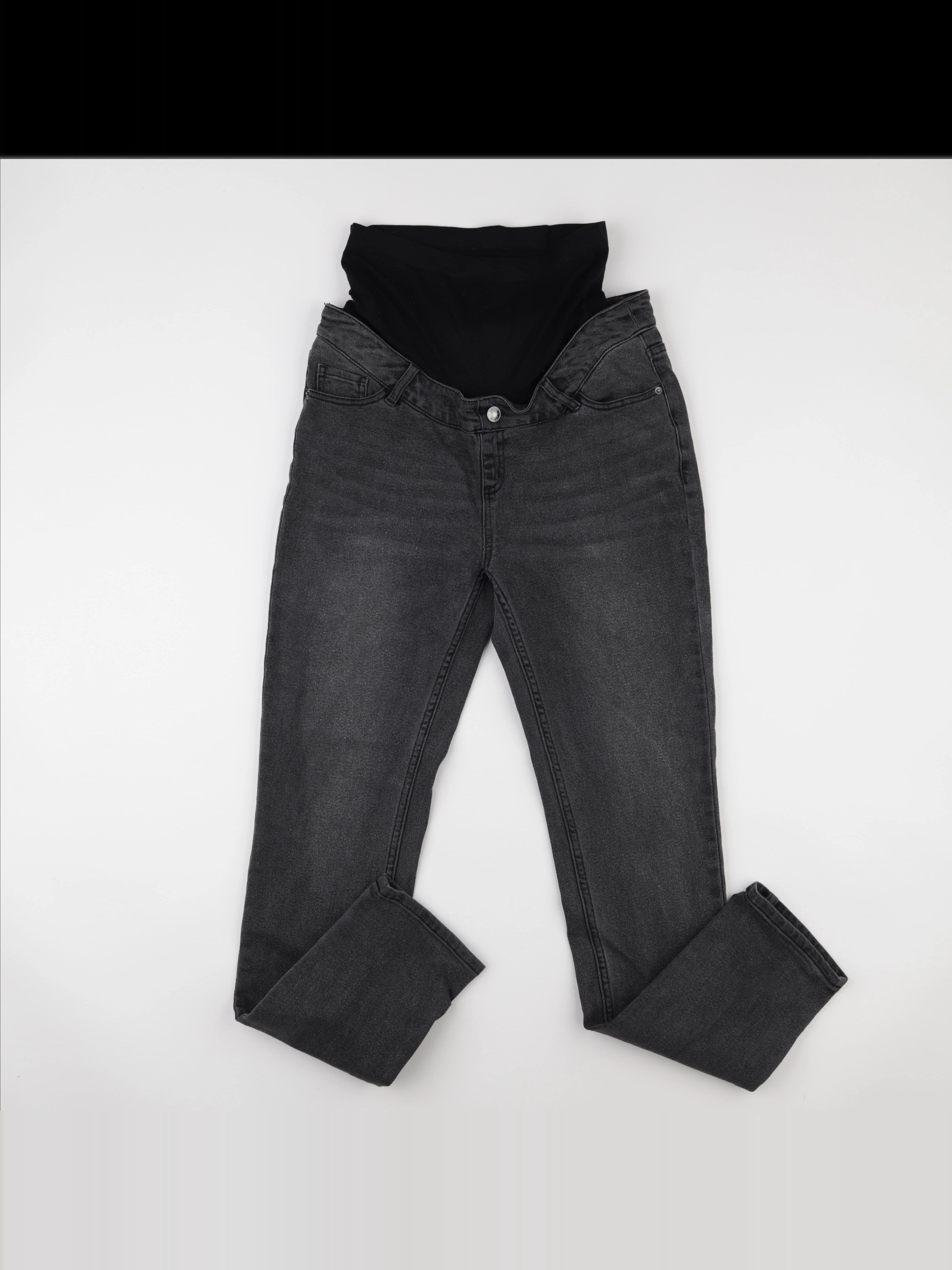 Envie de fraise - jean grossesse gris - 40