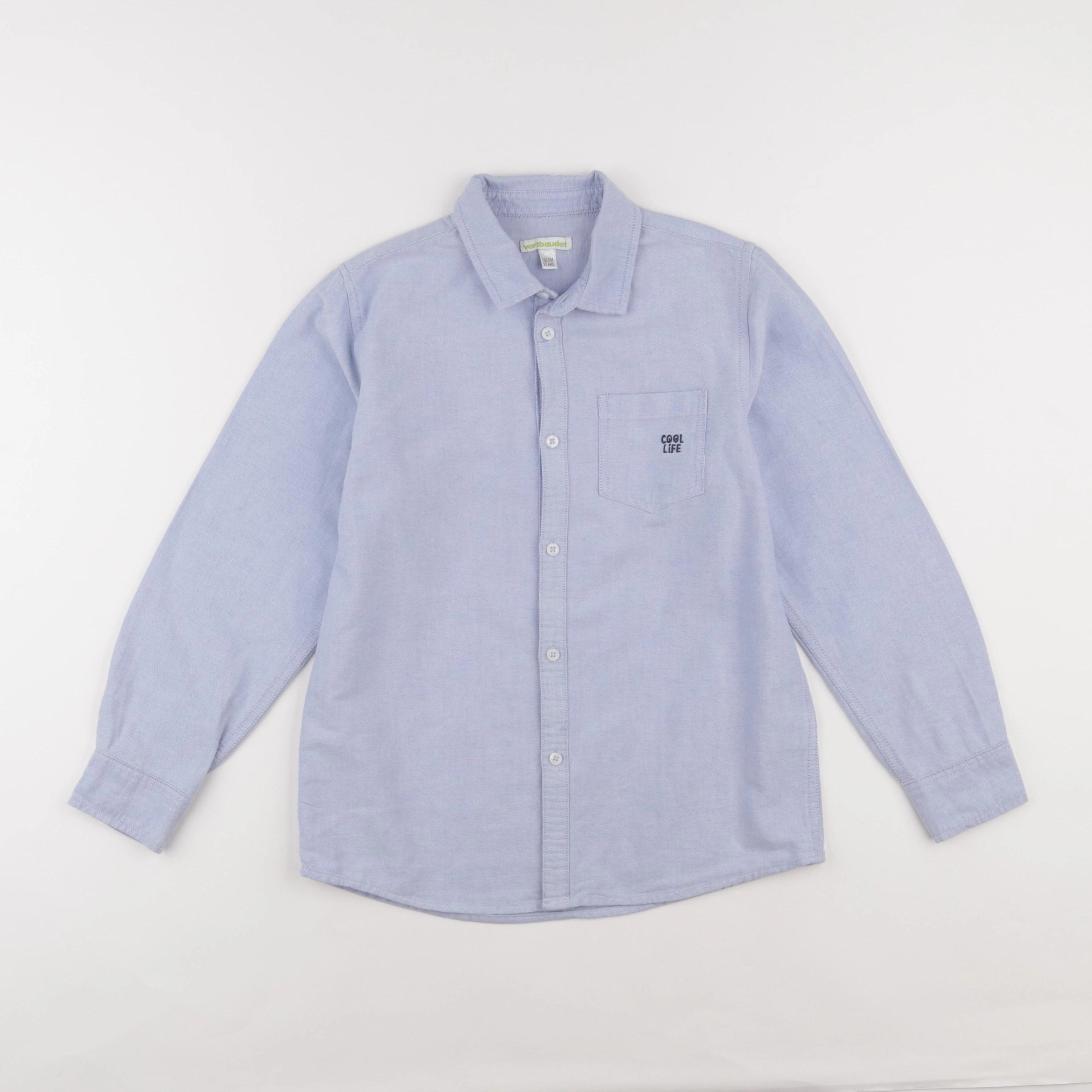 Vertbaudet - chemise bleu - 12 ans