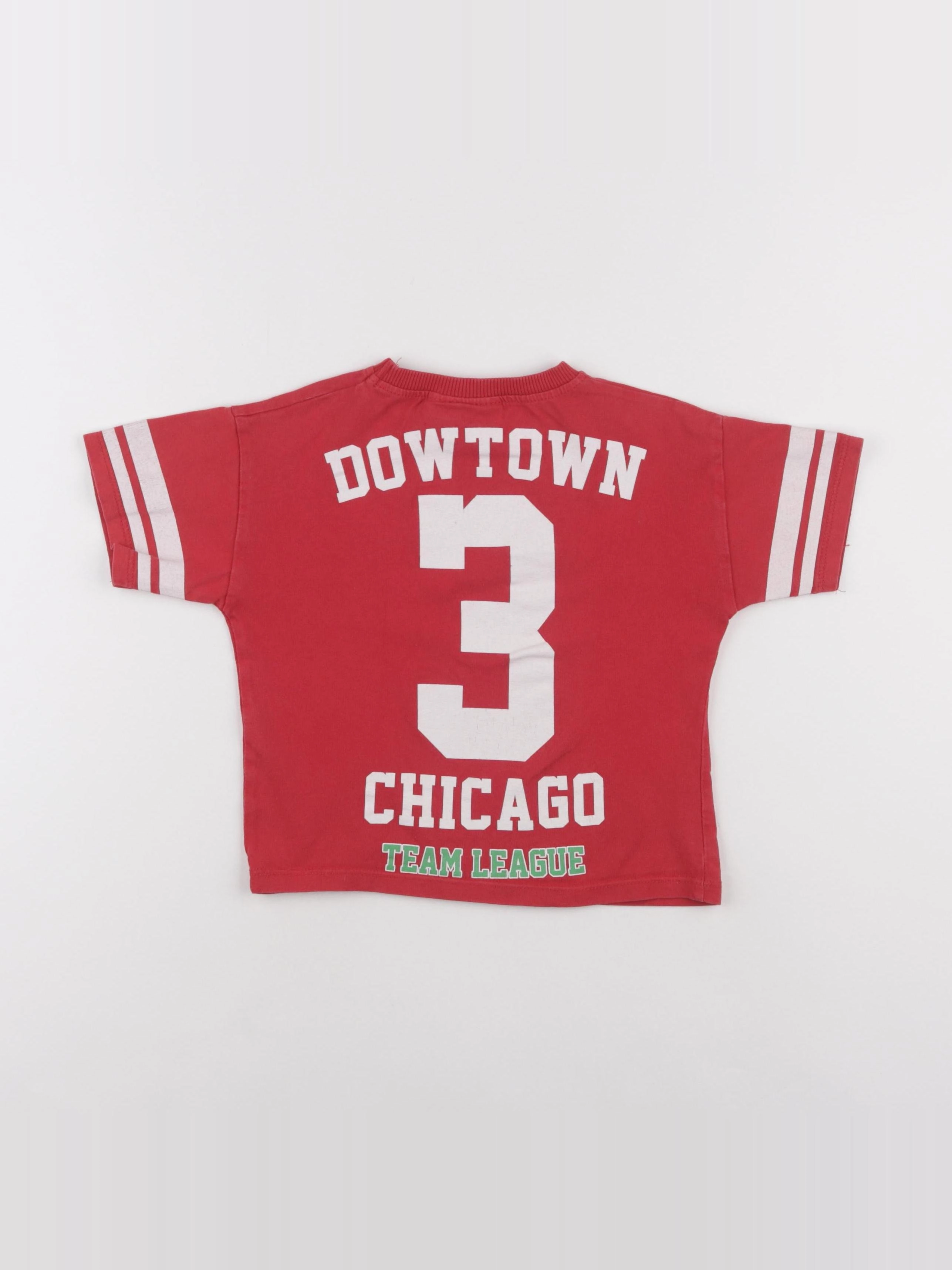 Zara - tee-shirt rouge - 2/3 ans