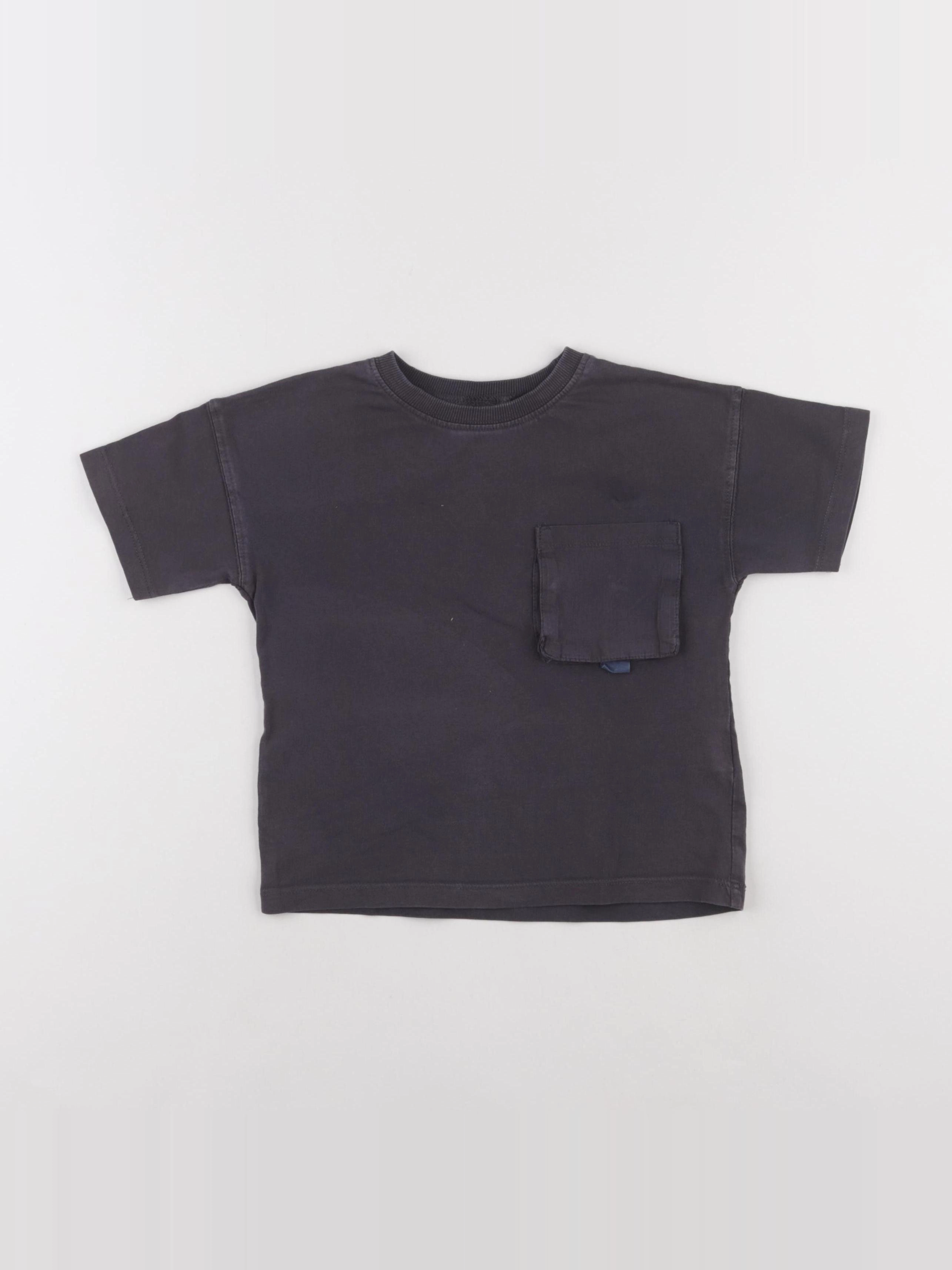 Zara - tee-shirt gris - 2/3 ans
