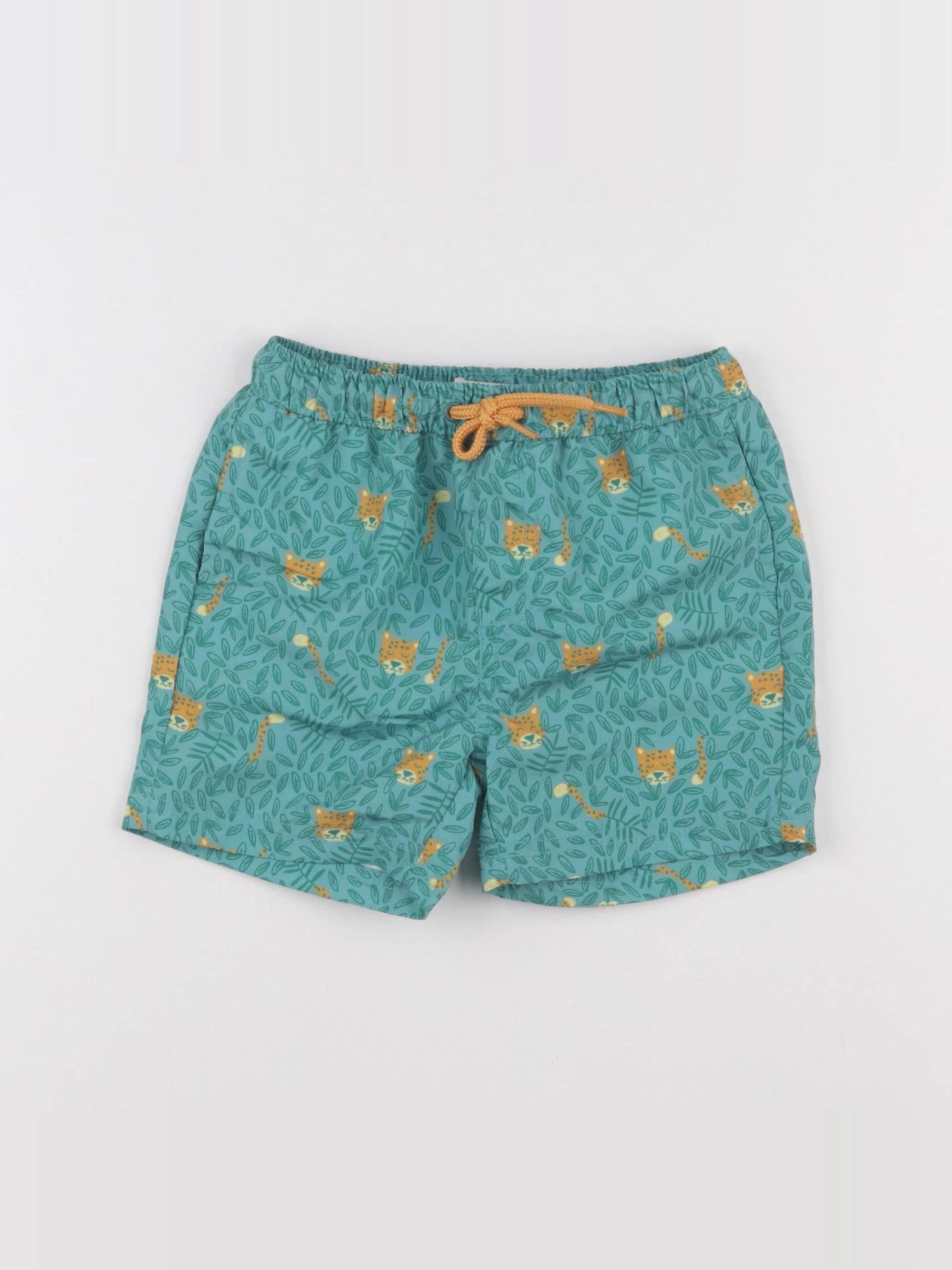 Vertbaudet - maillot de bain vert - 2 ans