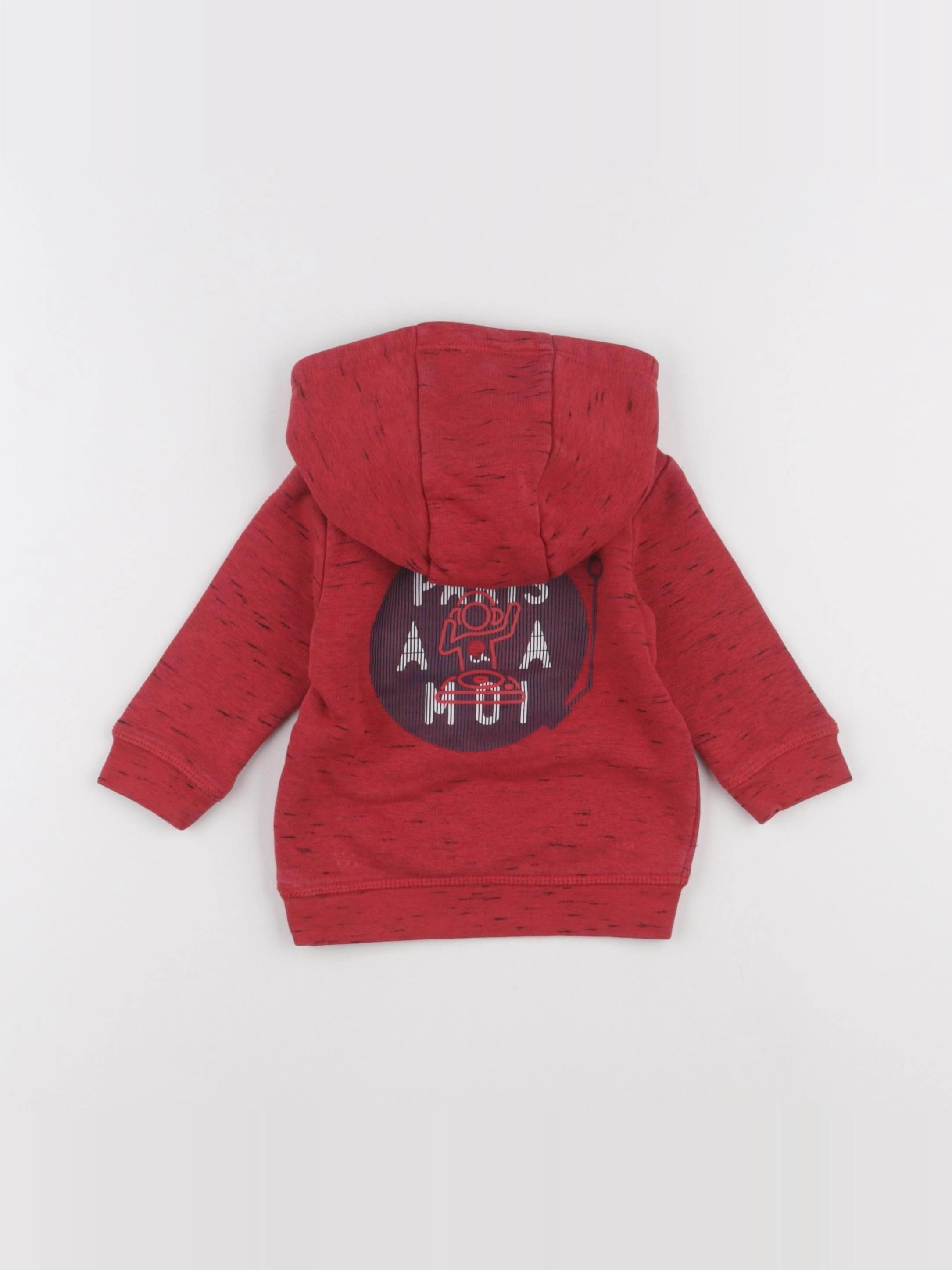 IKKS - polaire rouge - 6 mois à 2 ans