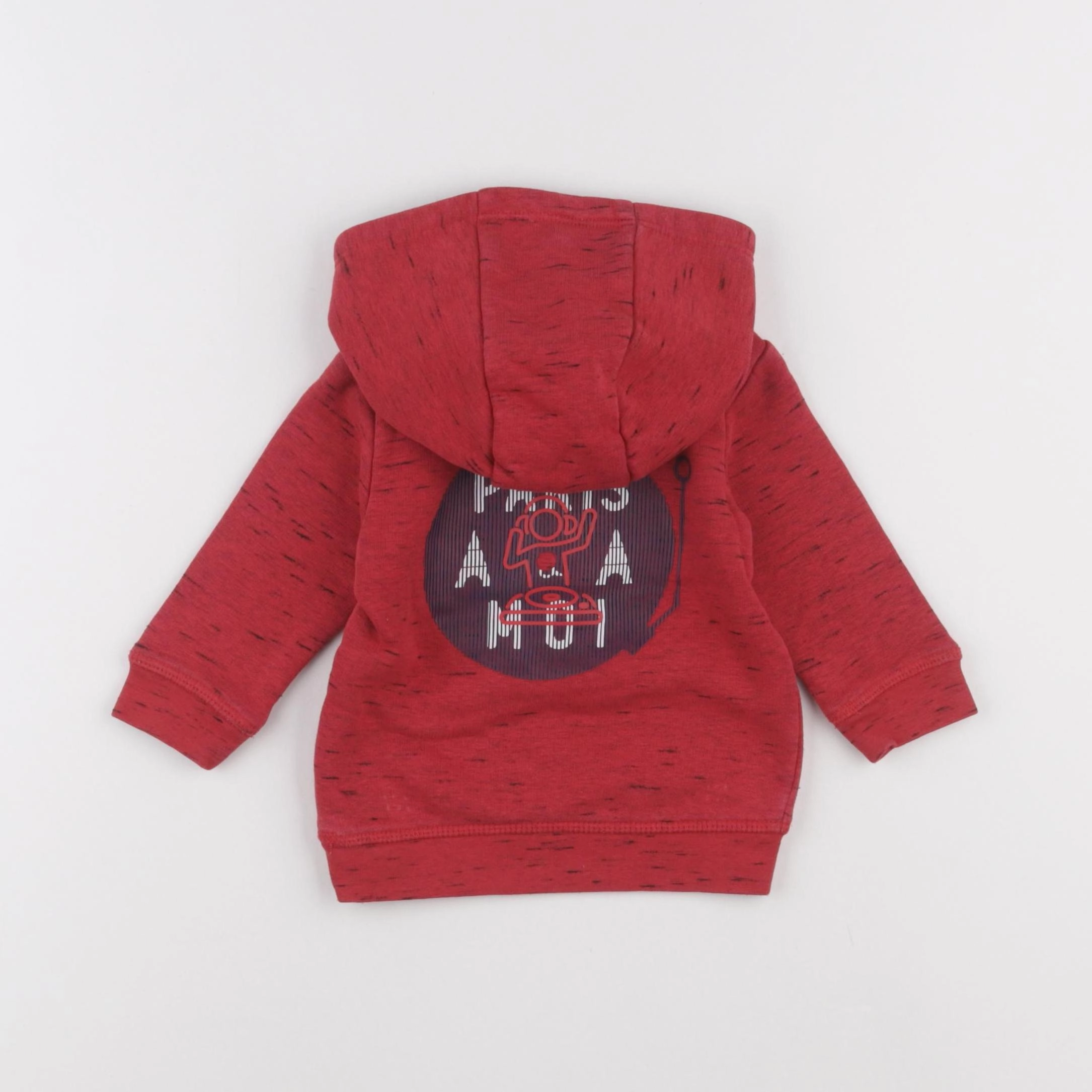IKKS - polaire rouge - 6 mois à 2 ans