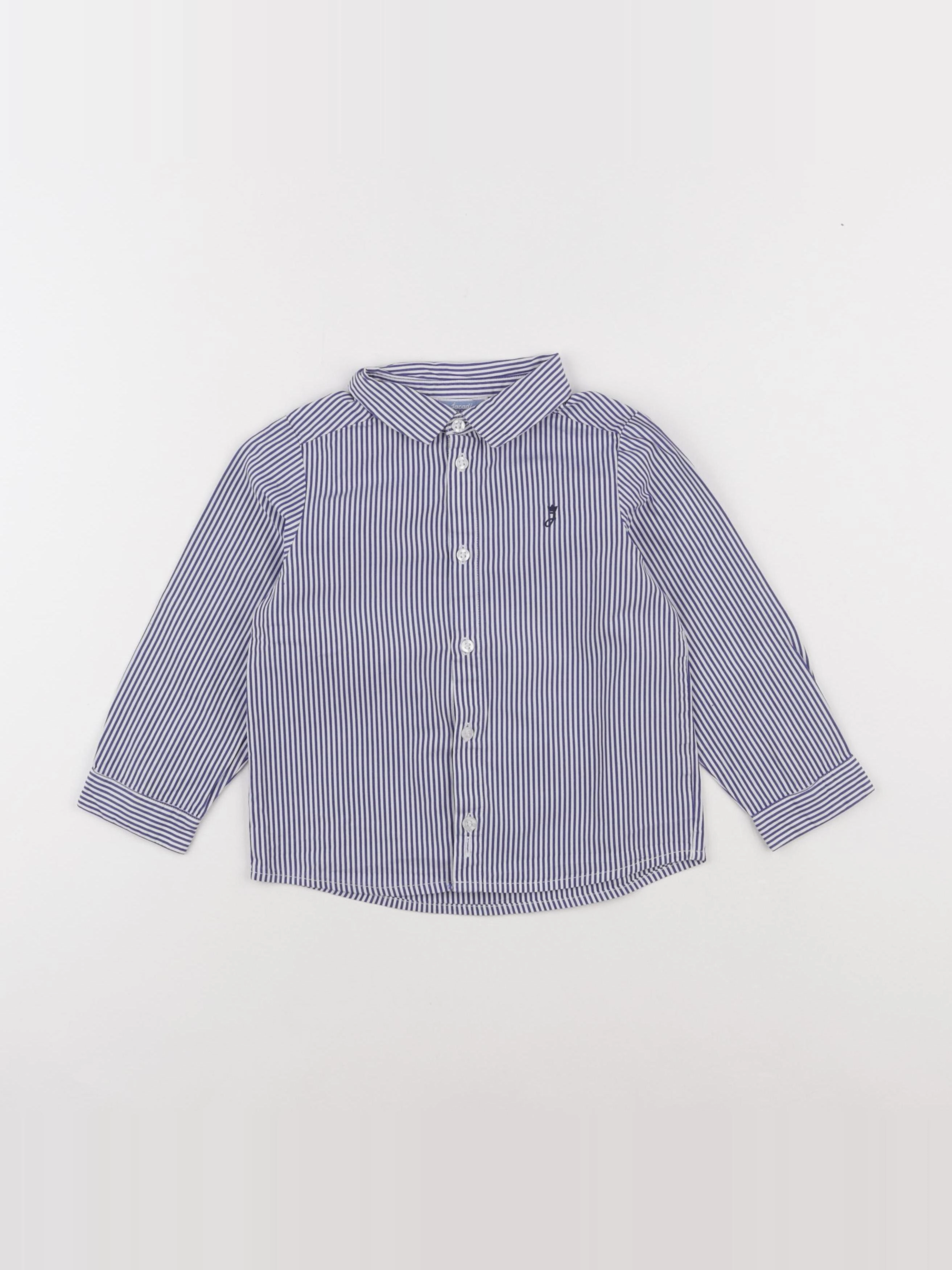 Jacadi - chemise bleu - 36 mois