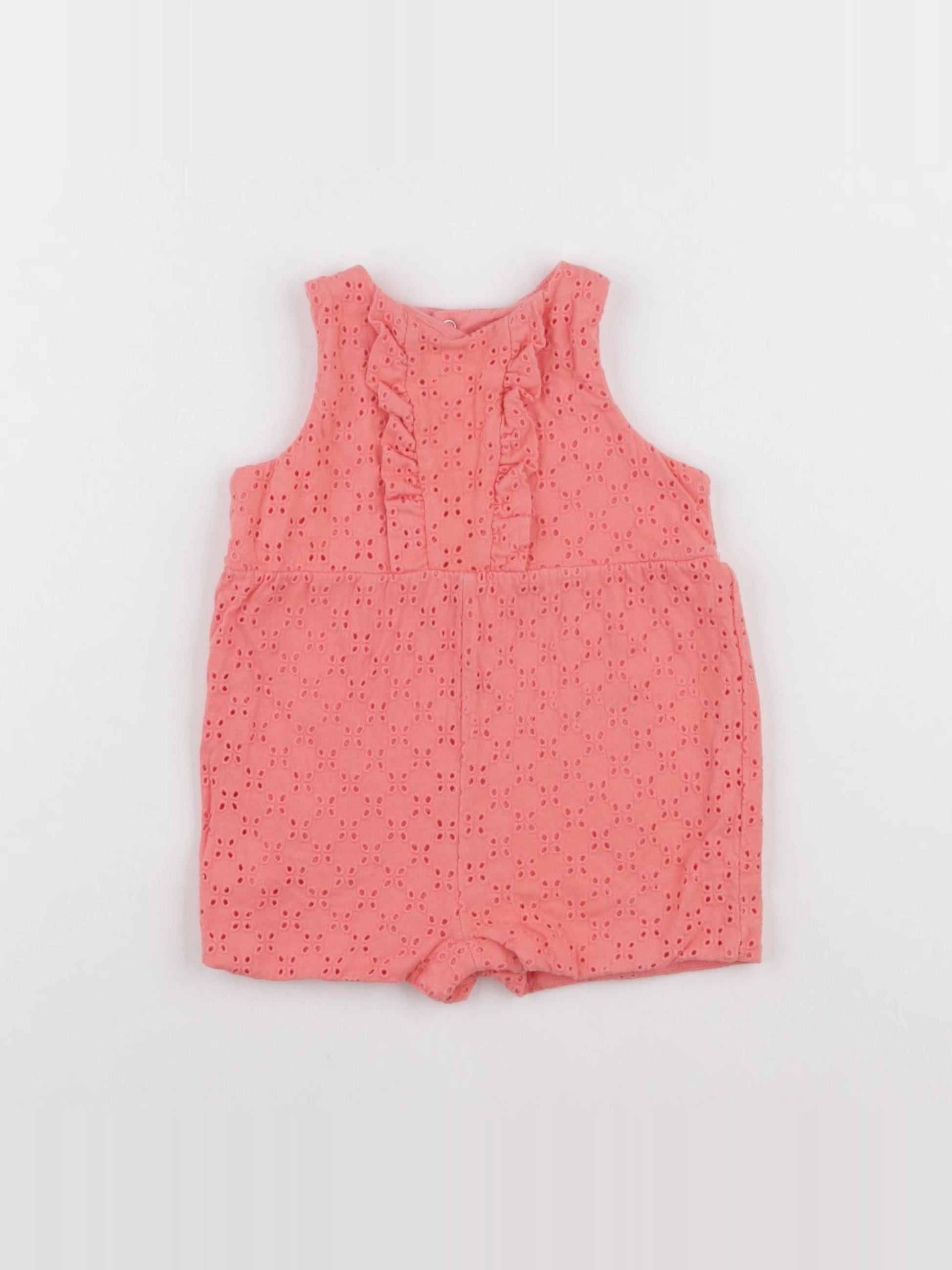 Vertbaudet - combinaison rose - 9 mois
