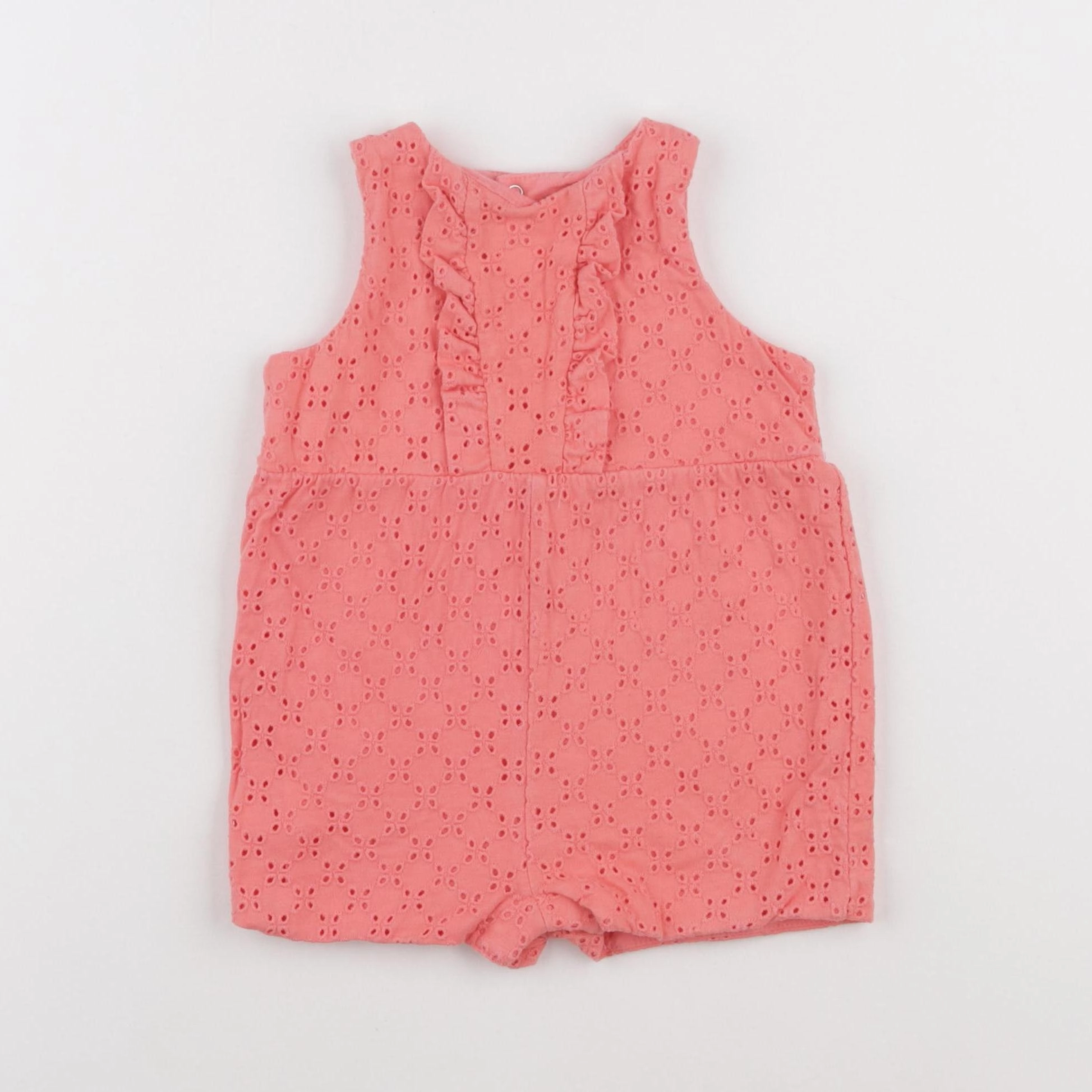 Vertbaudet - combinaison rose - 9 mois