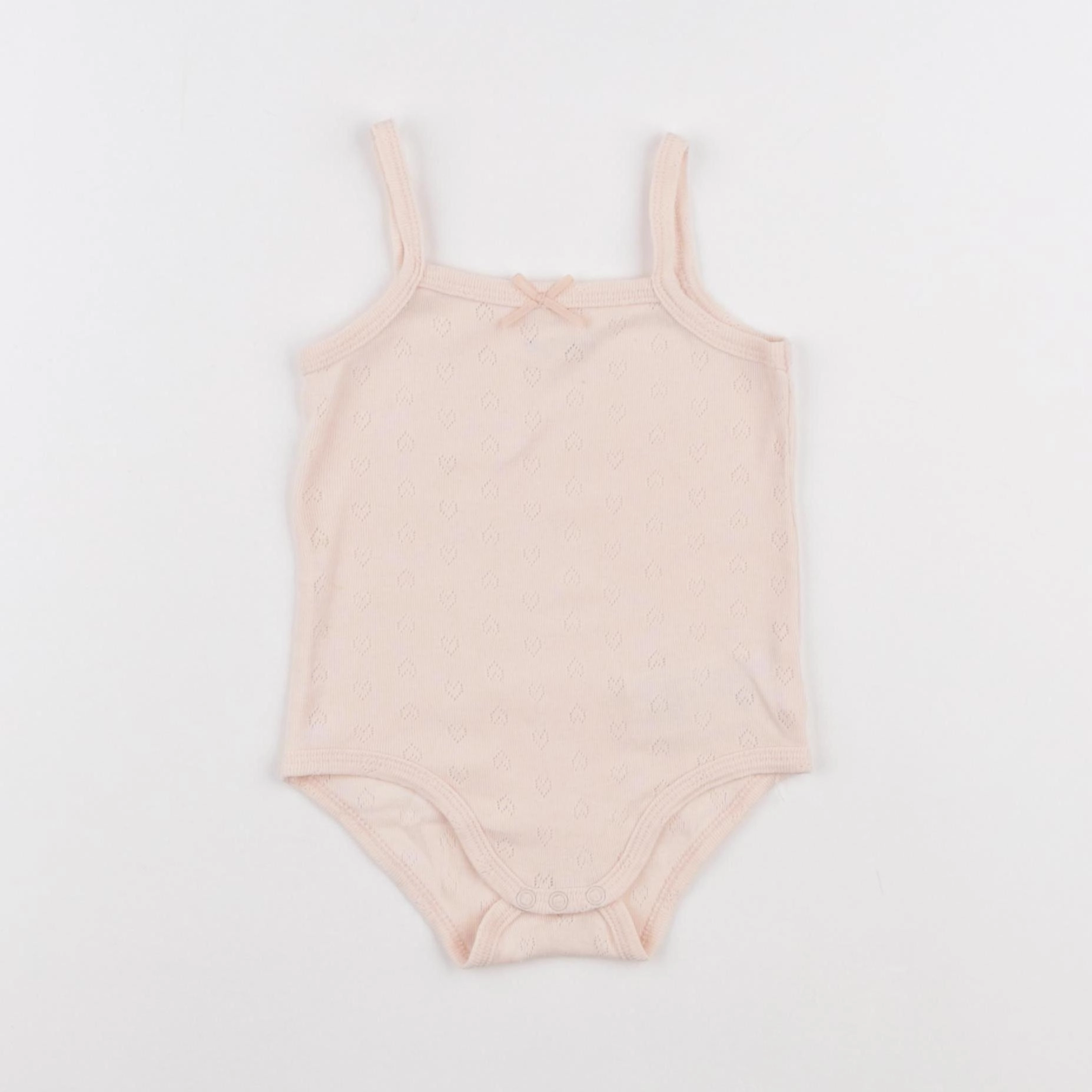 Vertbaudet - body rose - 9 mois