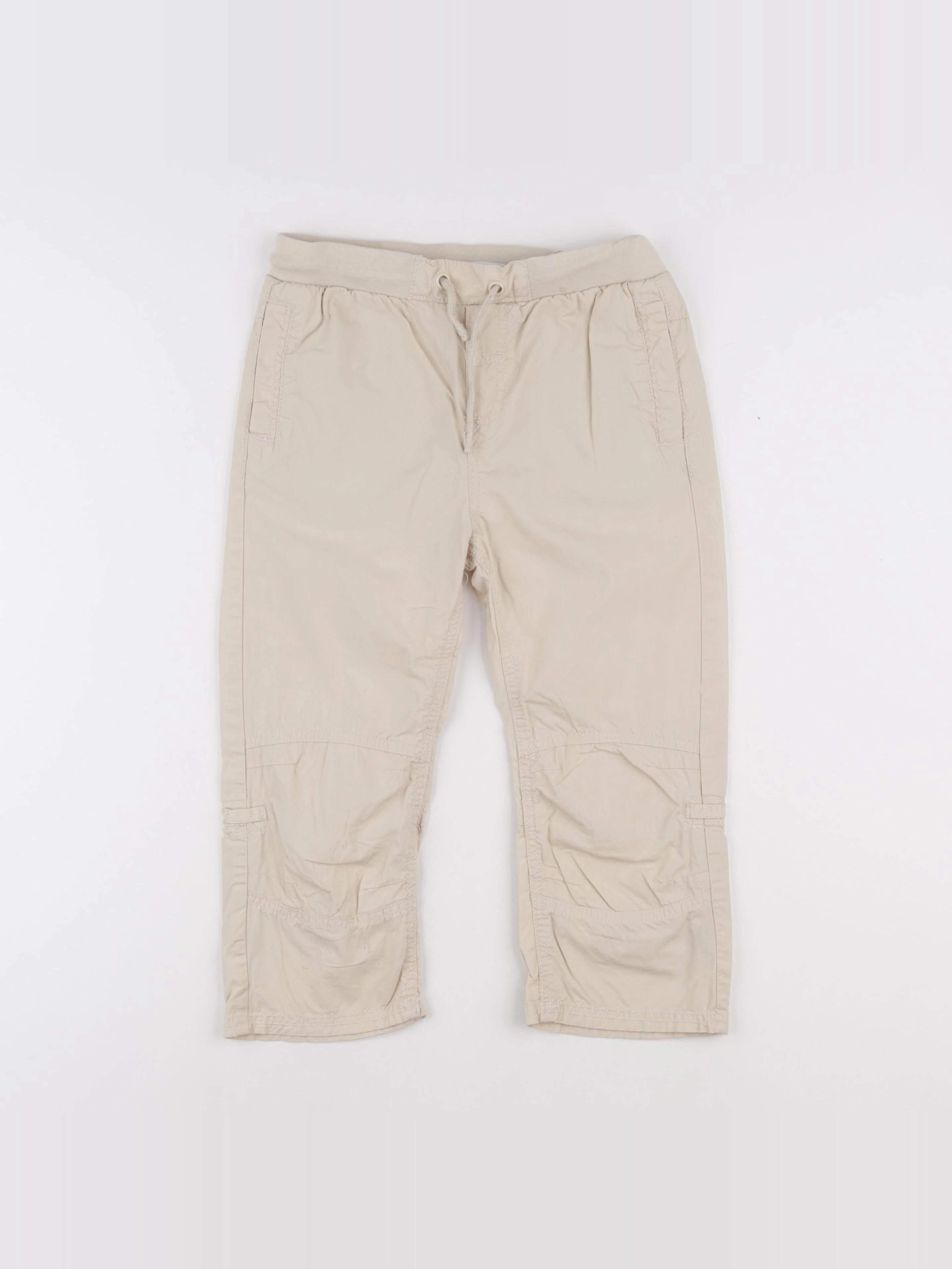Vertbaudet - pantalon beige - 9 ans