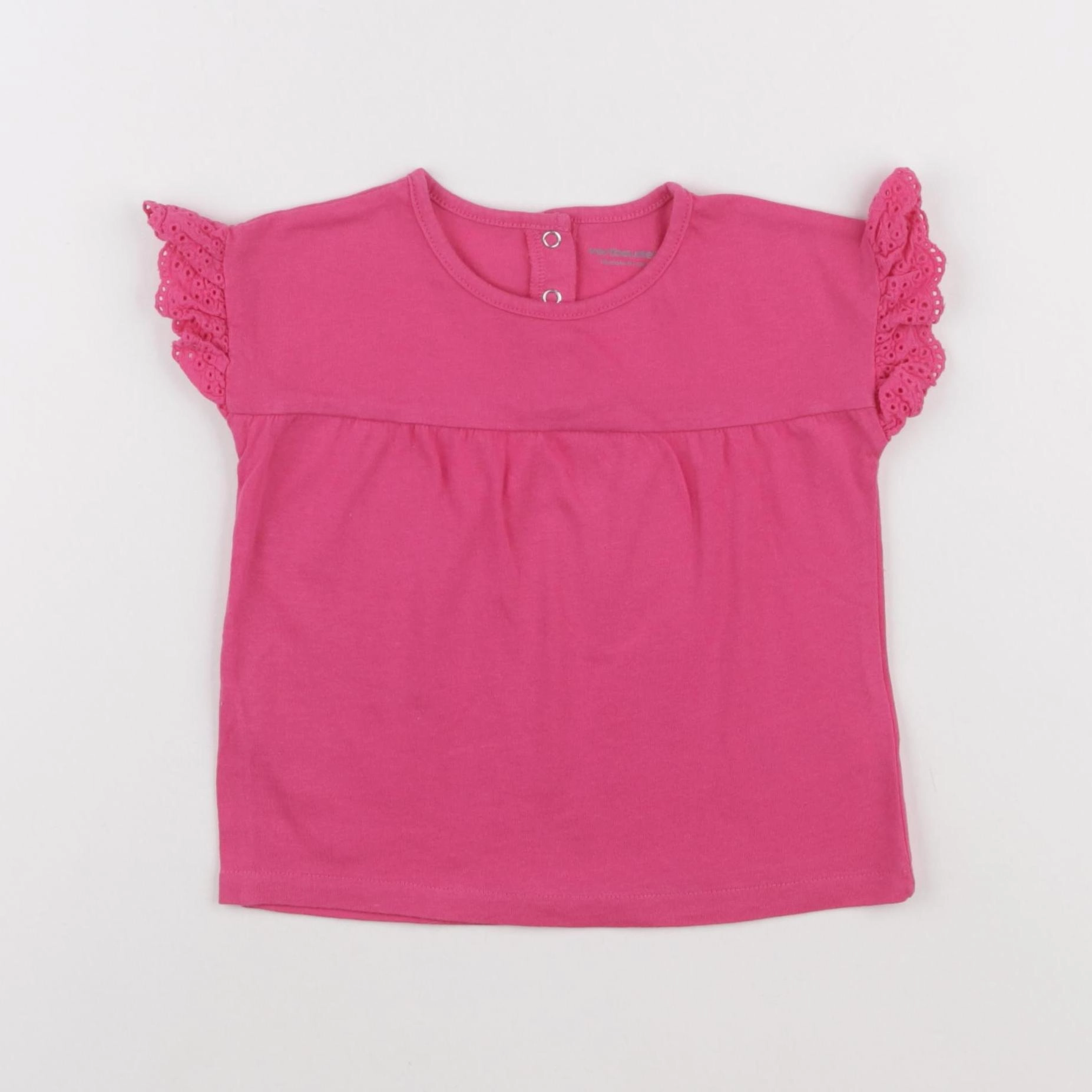 Vertbaudet - tee-shirt rose - 18 mois