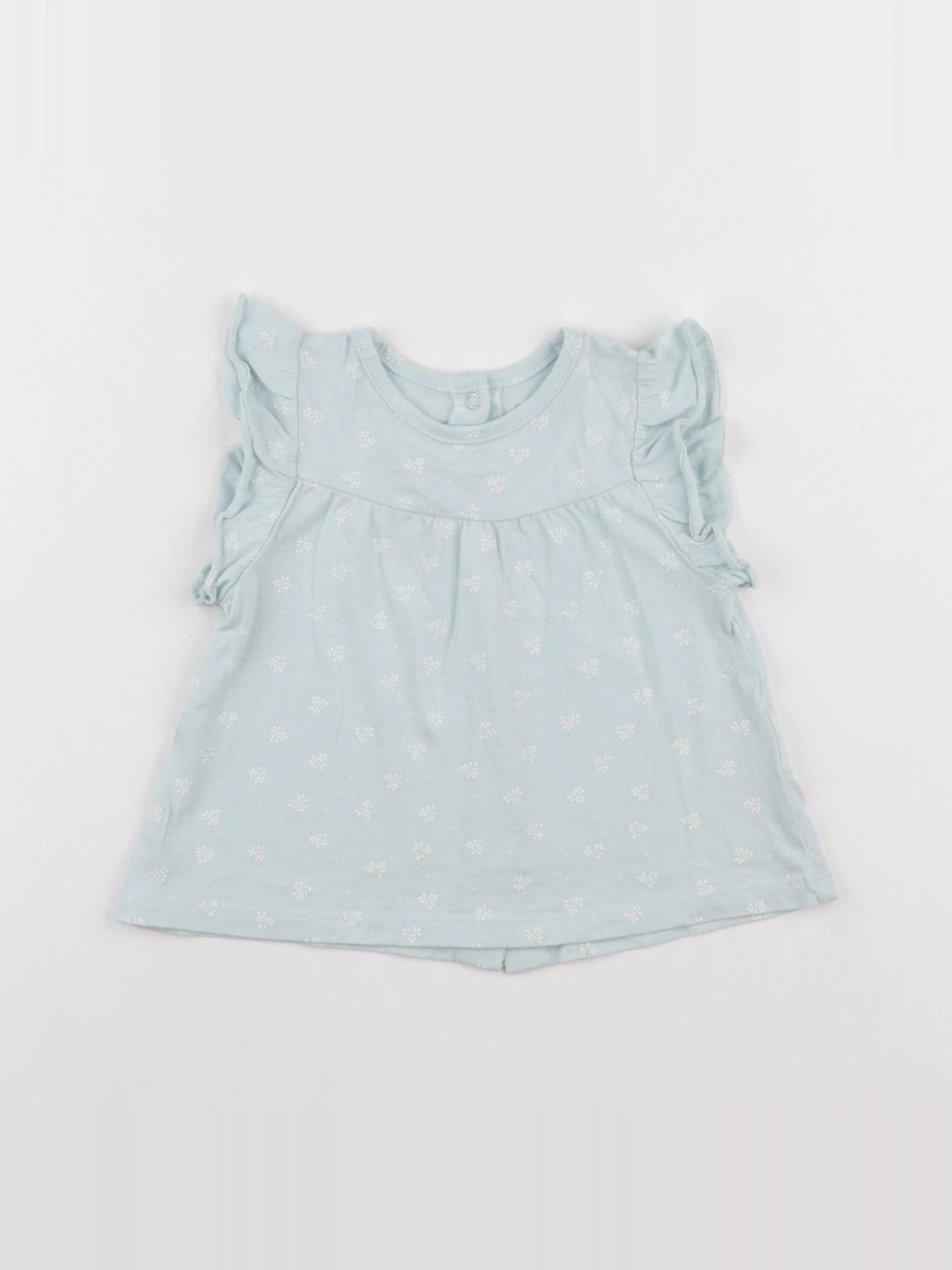 Vertbaudet - tee-shirt bleu - 18 mois