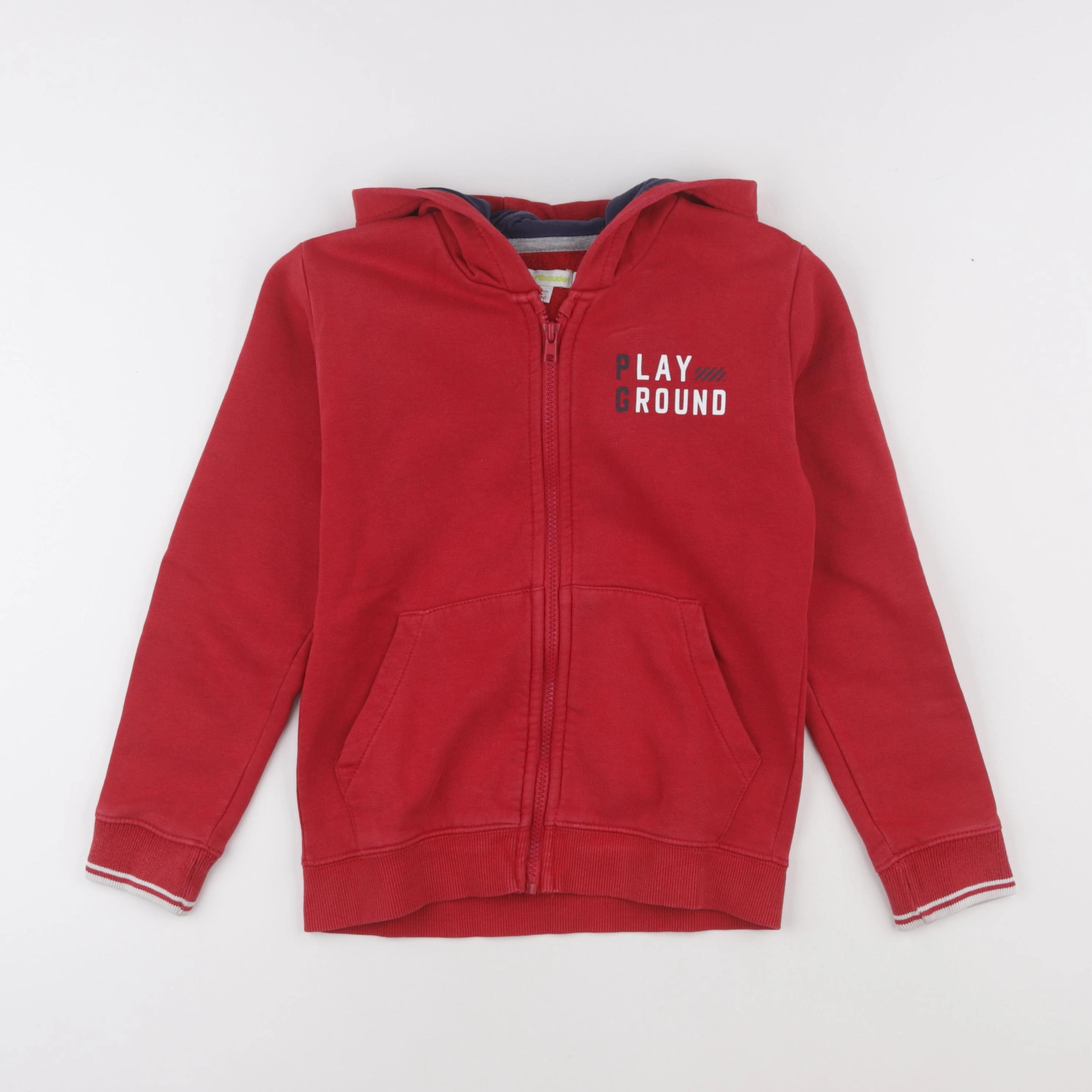 Vertbaudet - sweat rouge - 10 ans