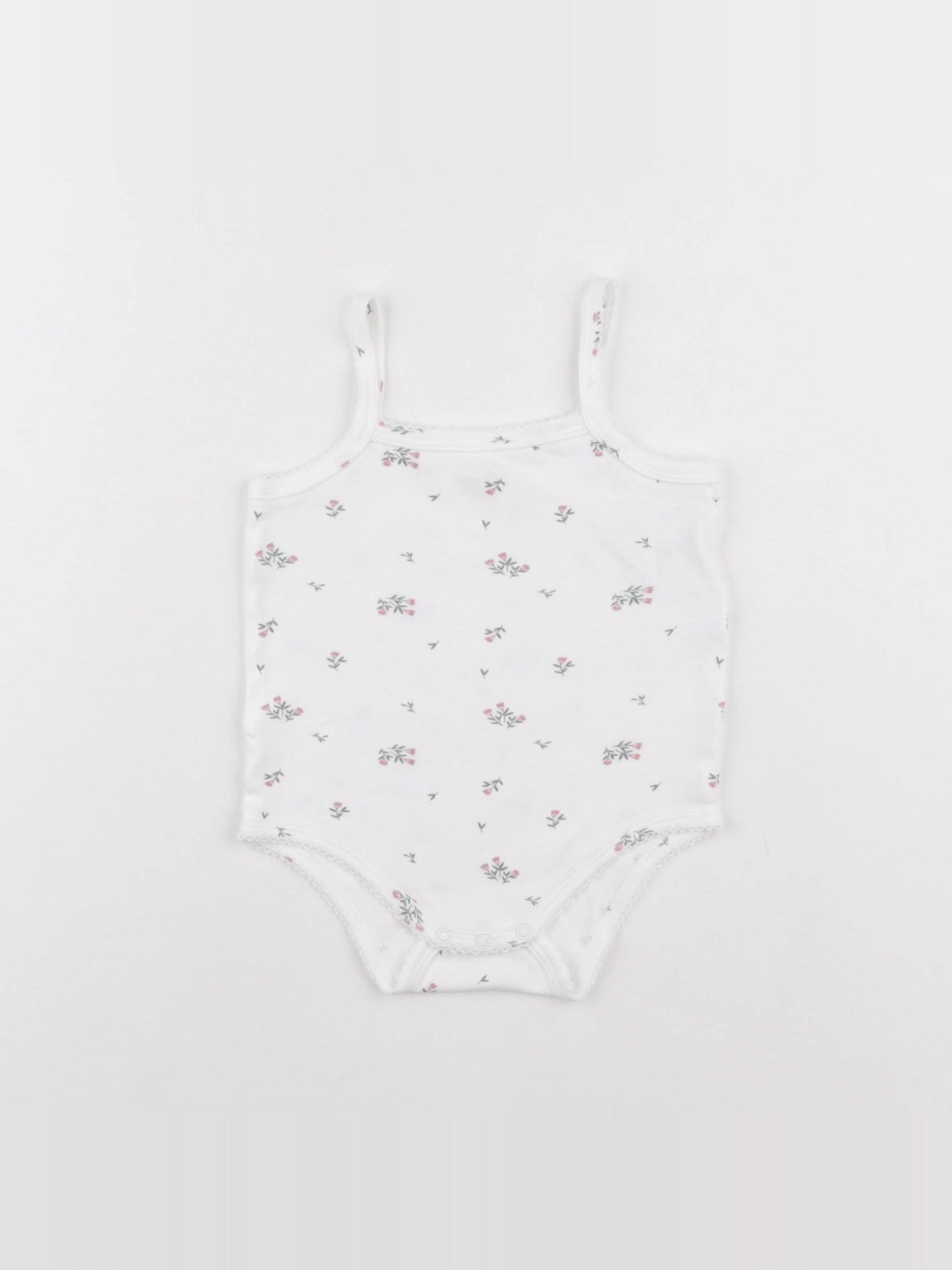 Vertbaudet - body blanc - 18 mois