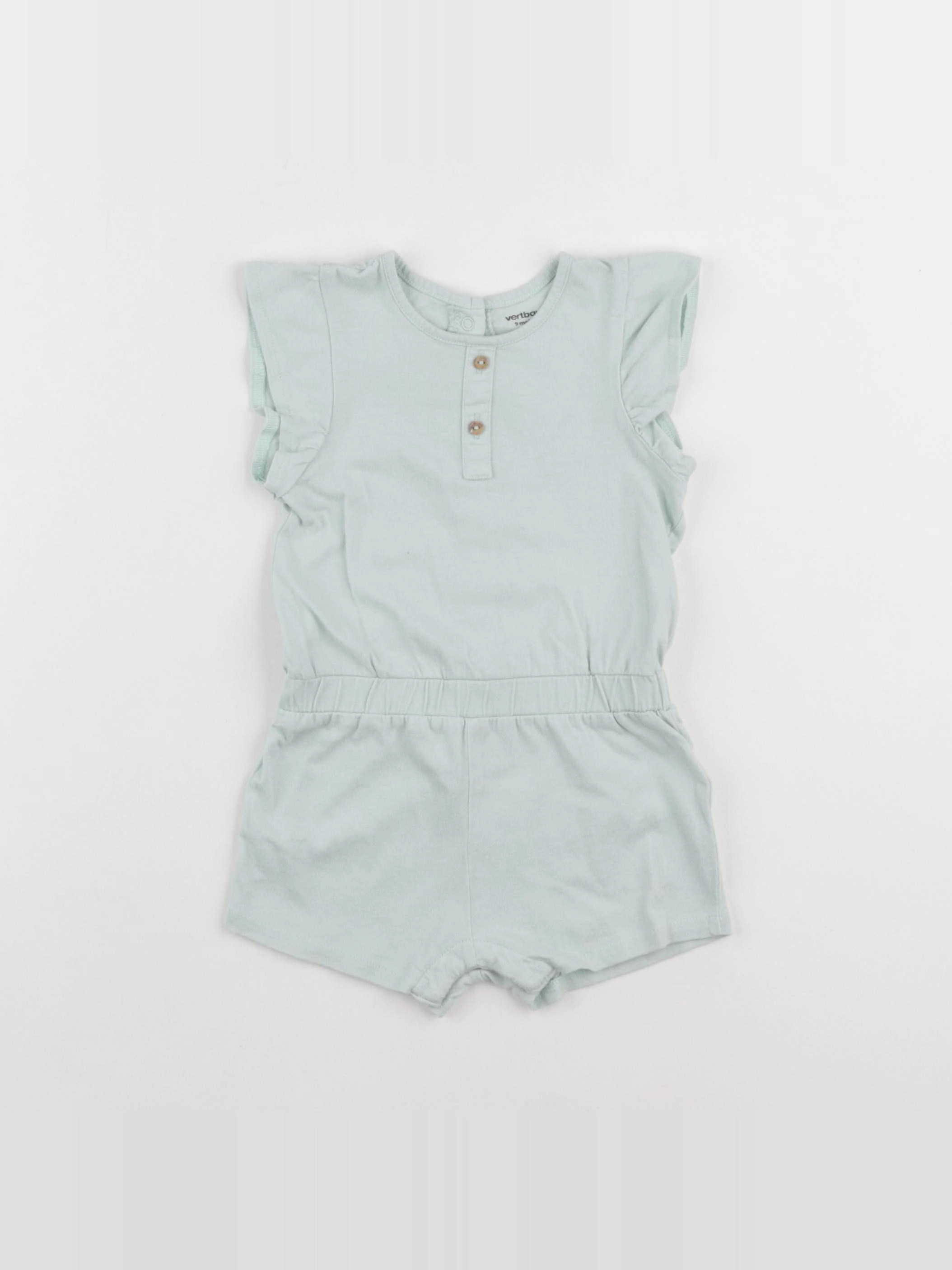 Vertbaudet - combinaison bleu - 9 mois