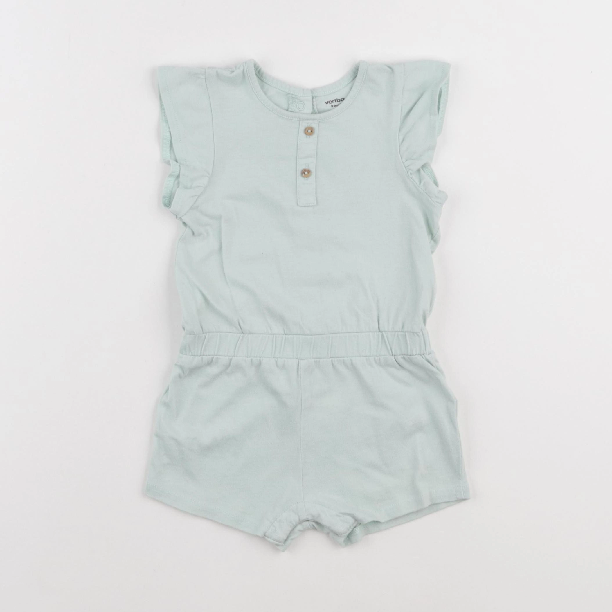 Vertbaudet - combinaison bleu - 9 mois