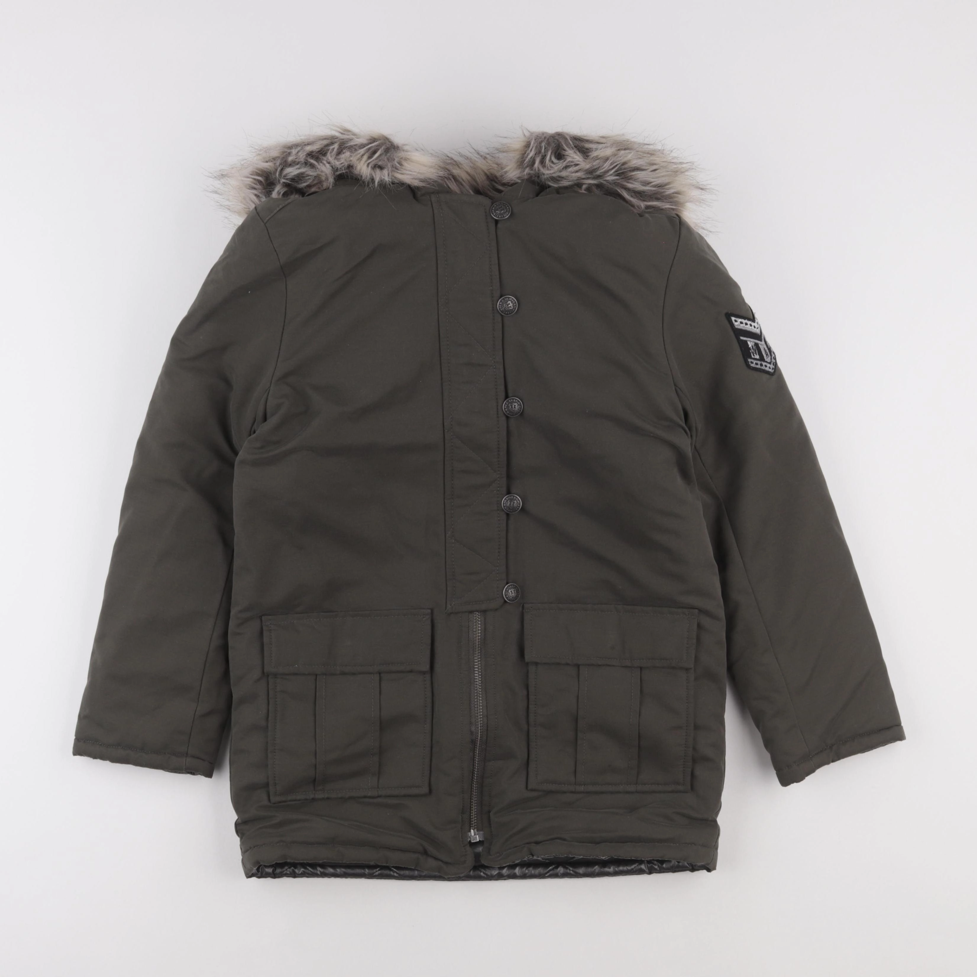 IKKS - manteau vert - 10 ans