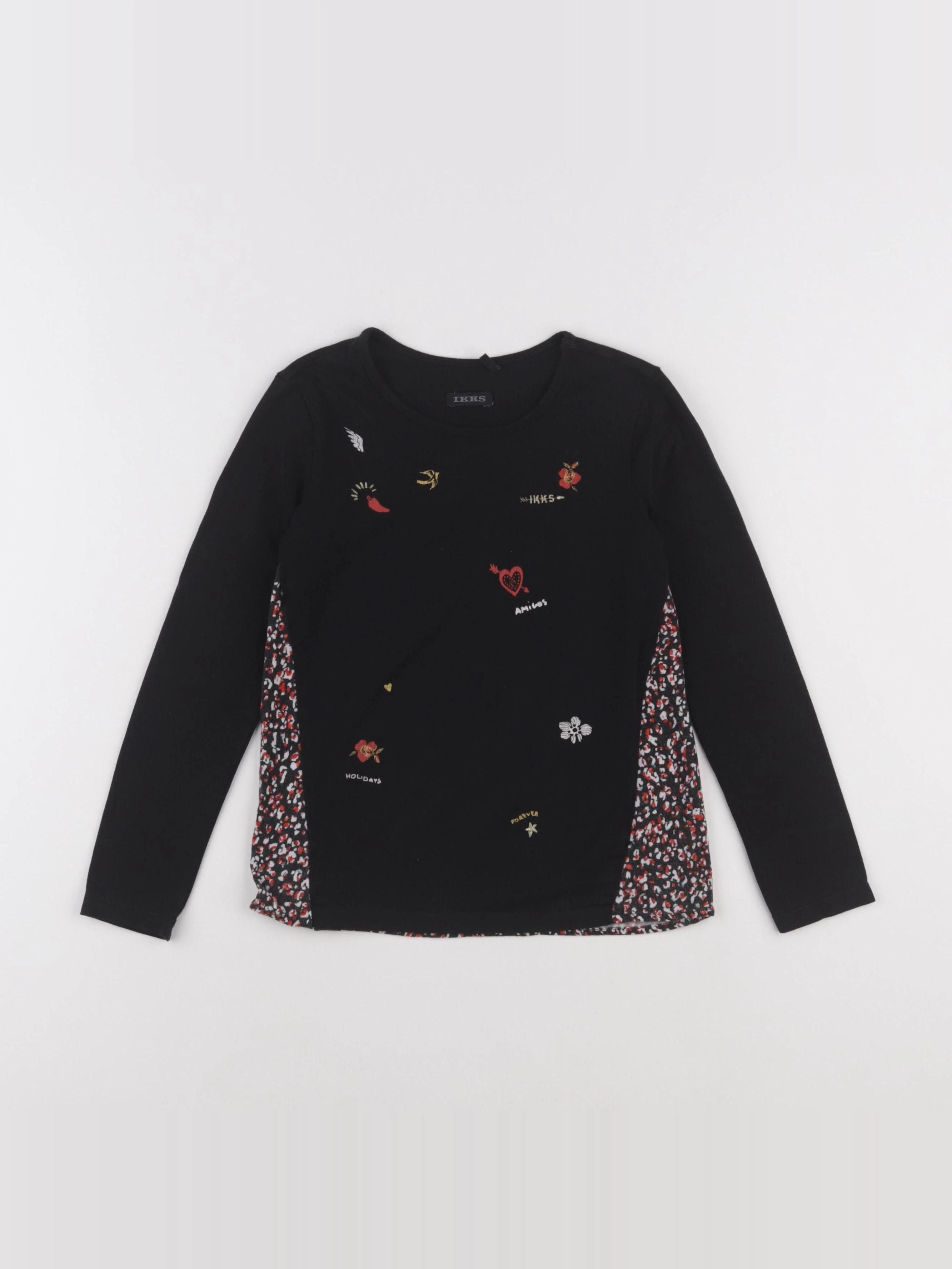 IKKS - tee-shirt noir - 6 ans