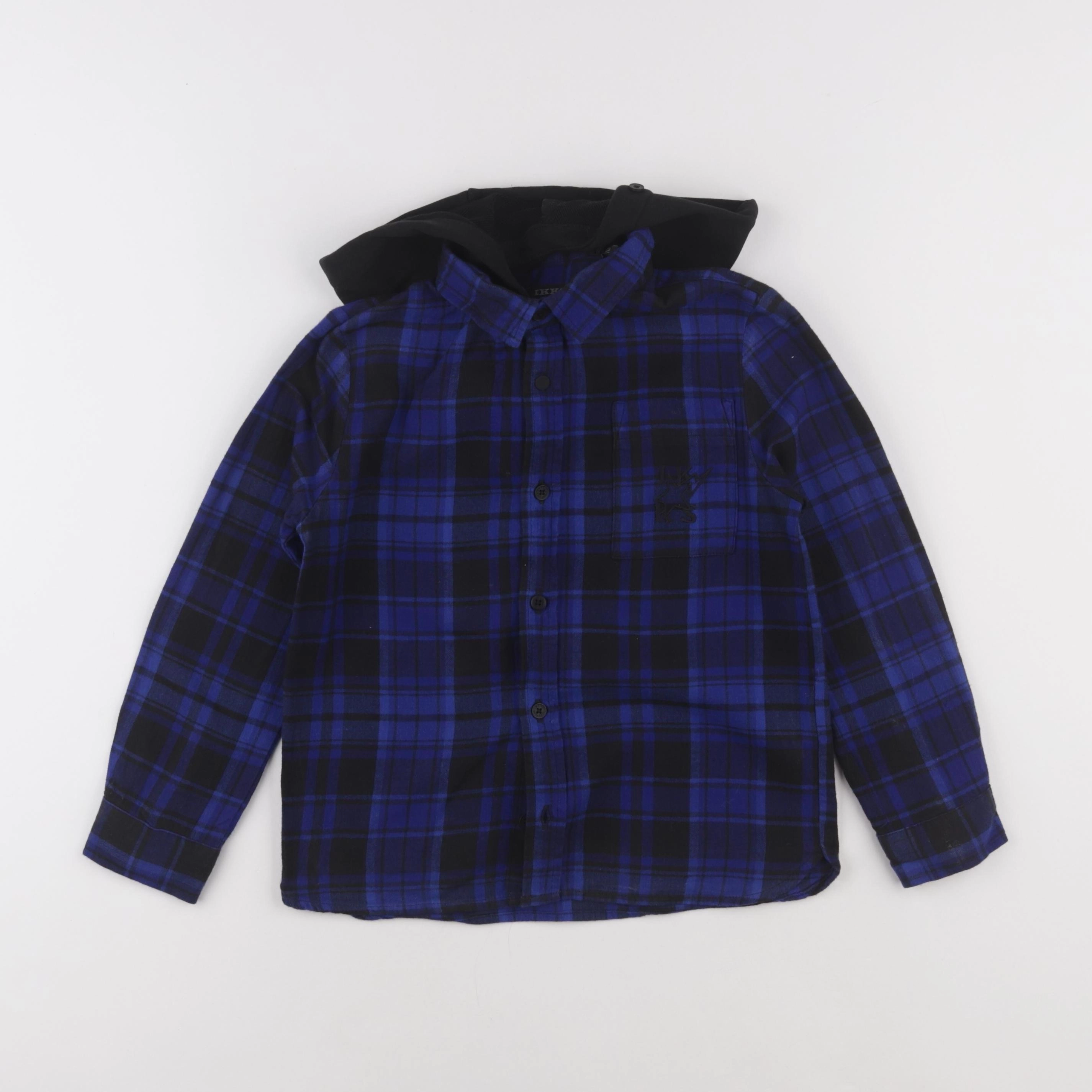IKKS - chemise bleu, noir - 6 ans