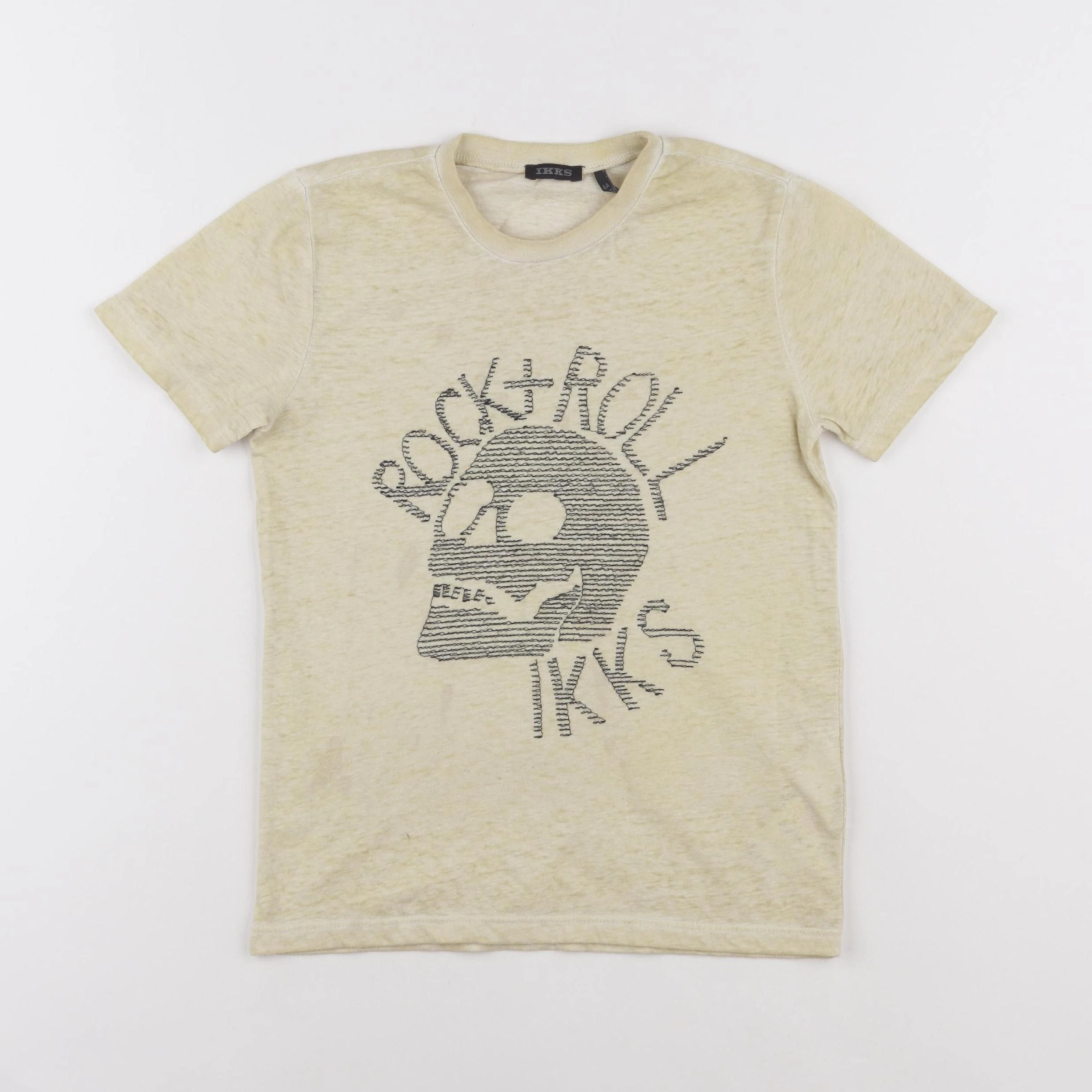 IKKS - tee-shirt jaune - 6 ans