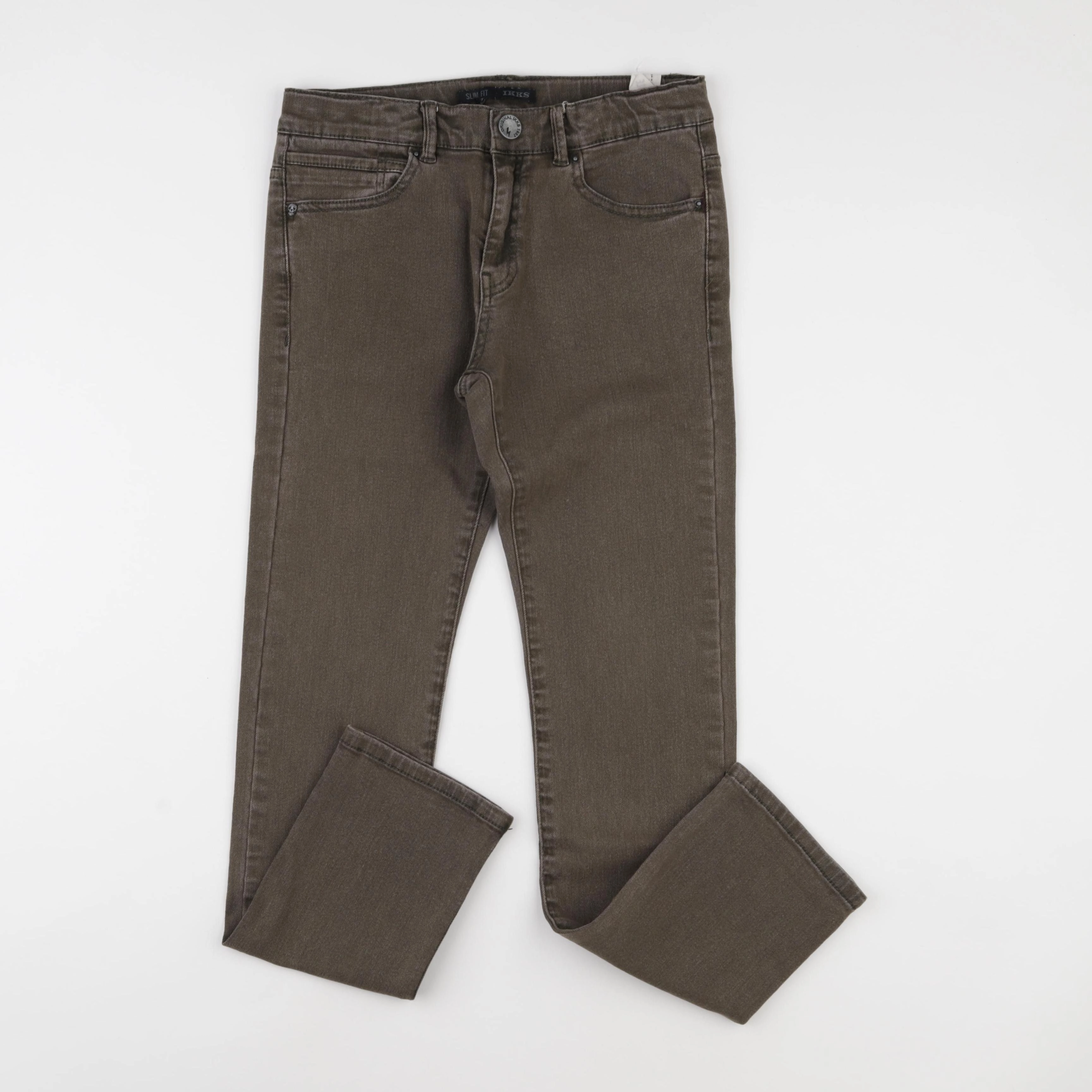 IKKS - jean vert, gris - 12 ans