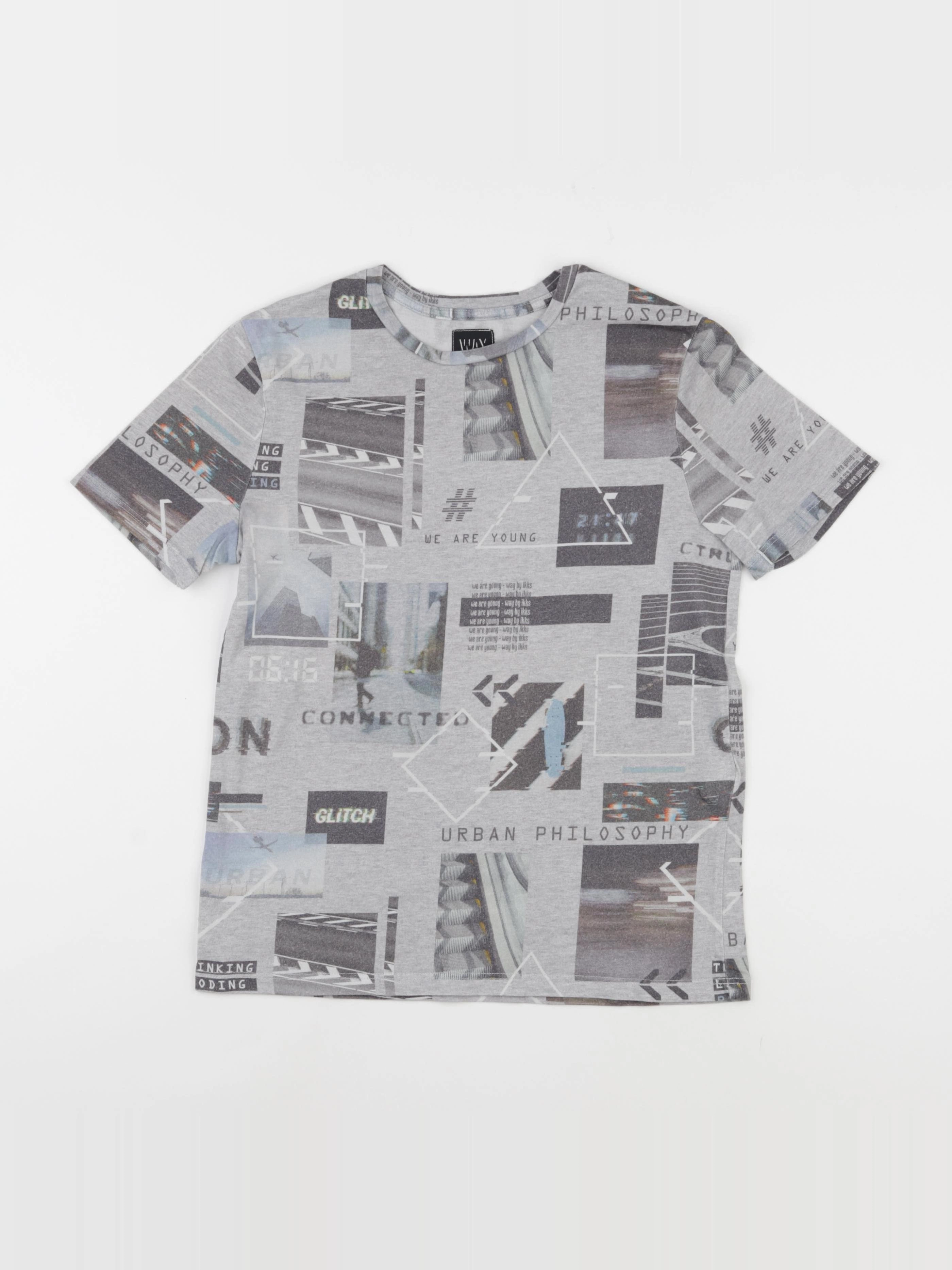IKKS - tee-shirt gris - 12 ans