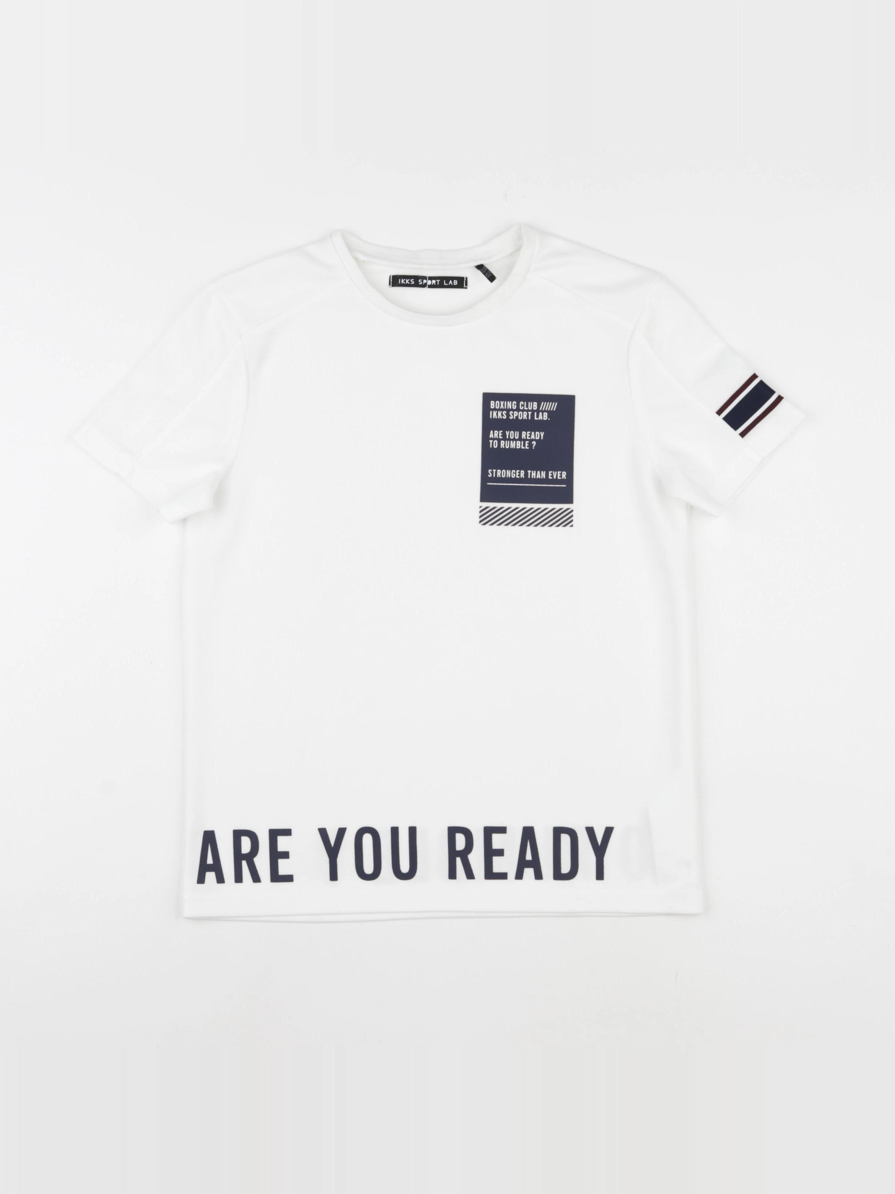 IKKS - tee-shirt blanc - 12 ans