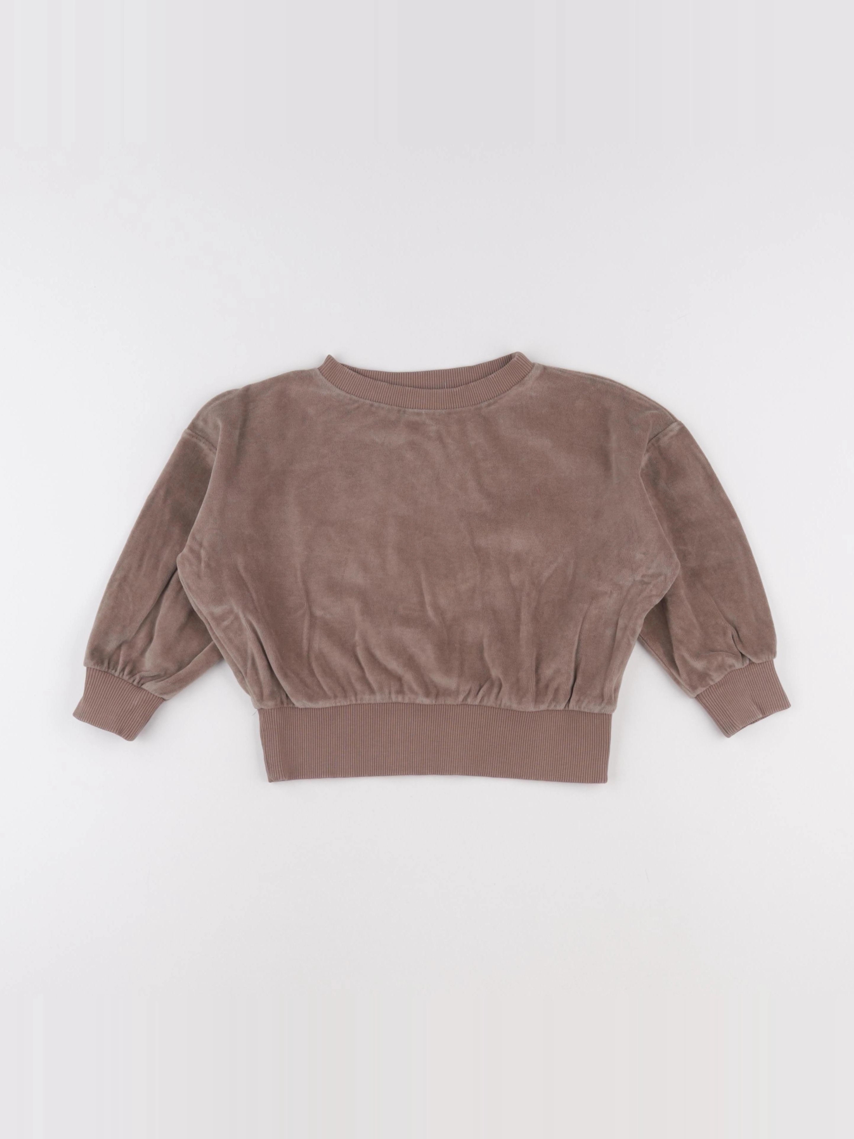 We are kids - sweat marron - 4/5 ans